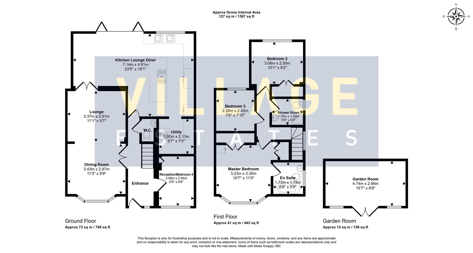 Floorplan for Bullhead Road, Borehamwood