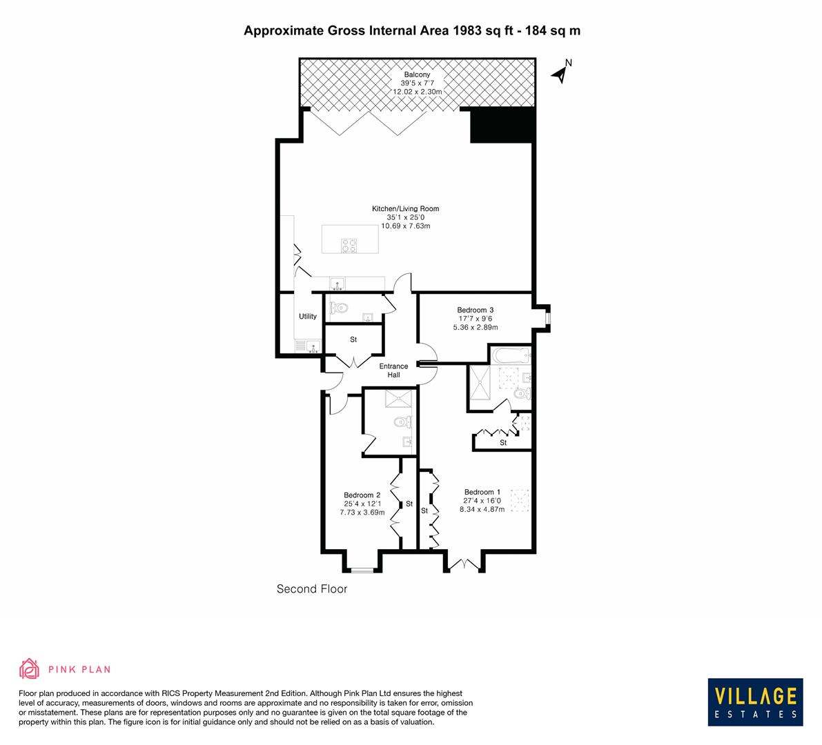 Floorplan for Watford Road, Radlett