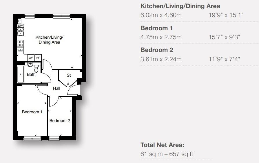 Floorplan for Elstree Way, Borehamwood