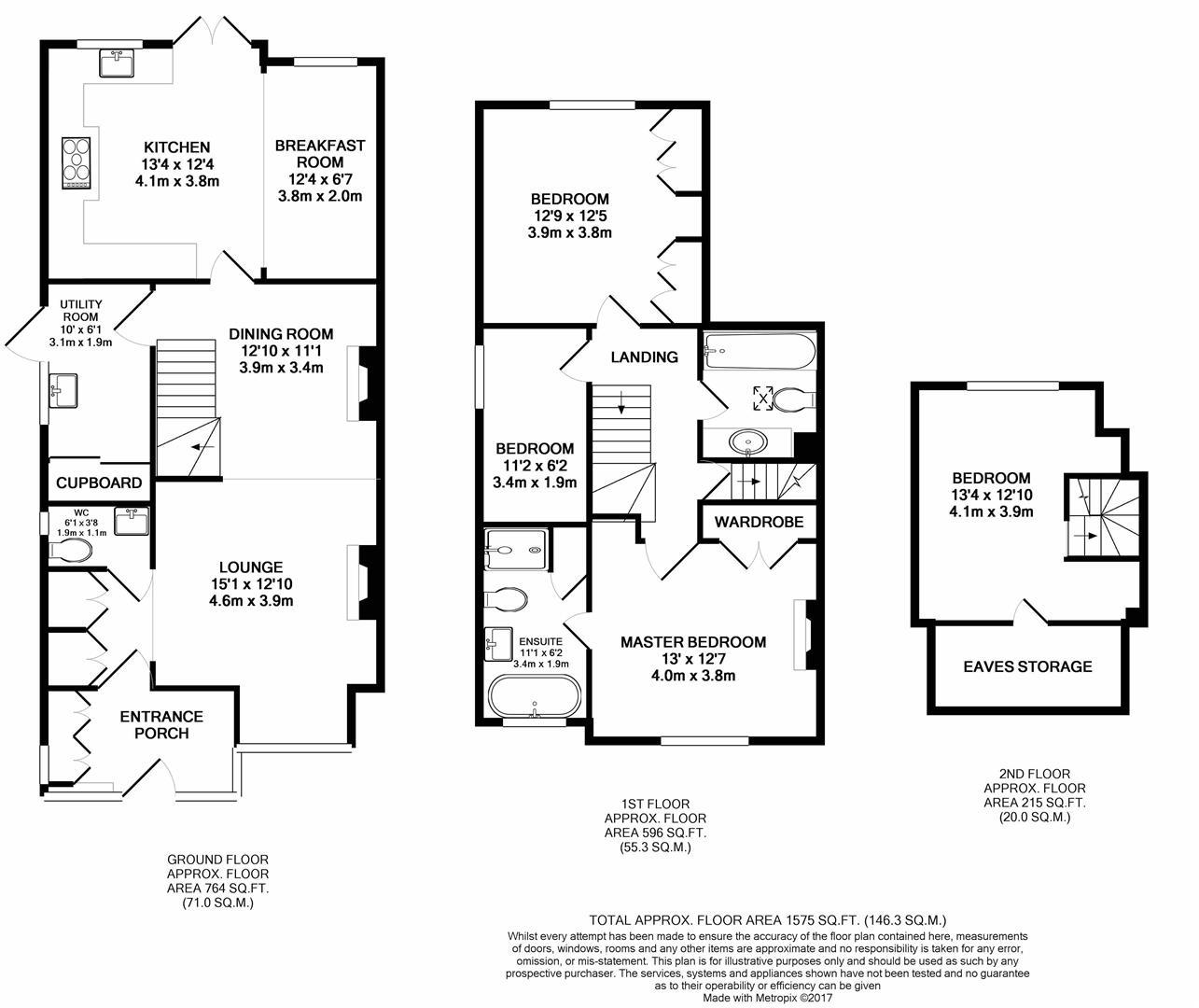 Floorplan for The Green, Letchmore Heath