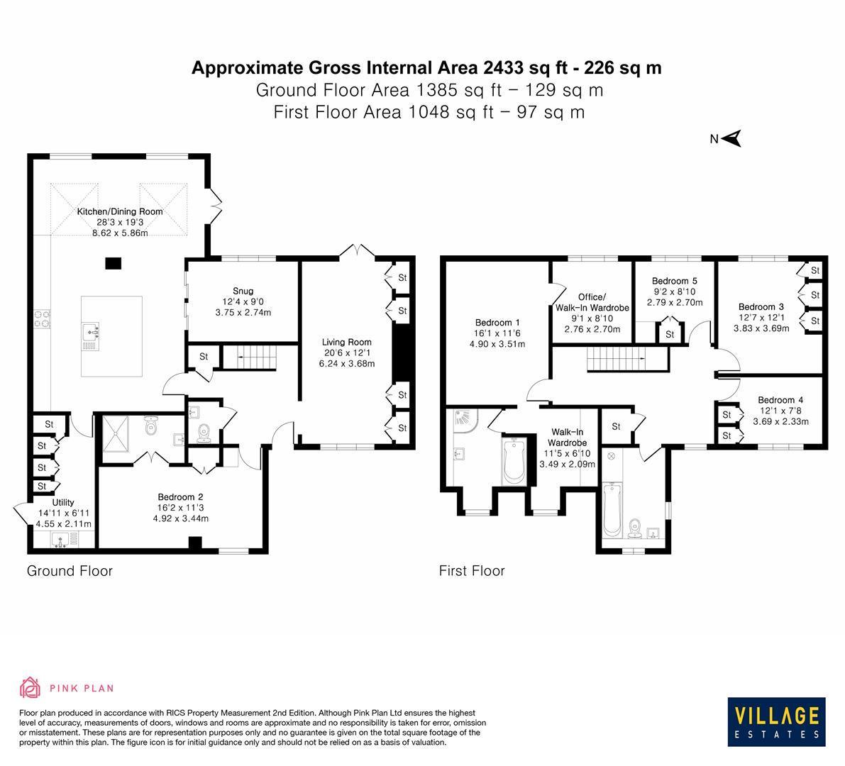 Floorplan for Morgan Gardens, Aldenham