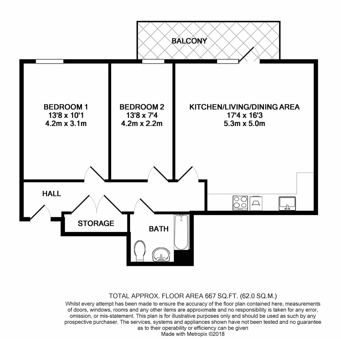 Floorplan for Affinity Place, Elstree Way, Borehamwood
