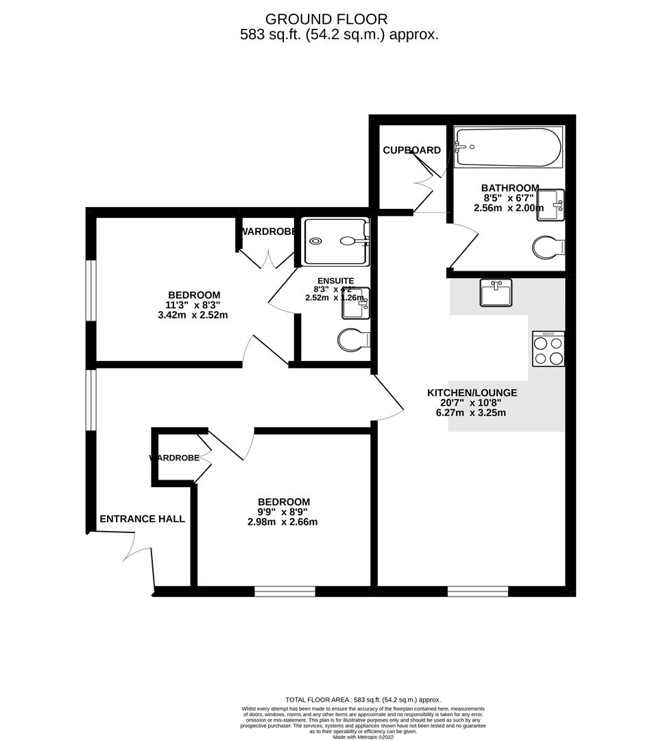 Floorplan for Watling Street, Radlett
