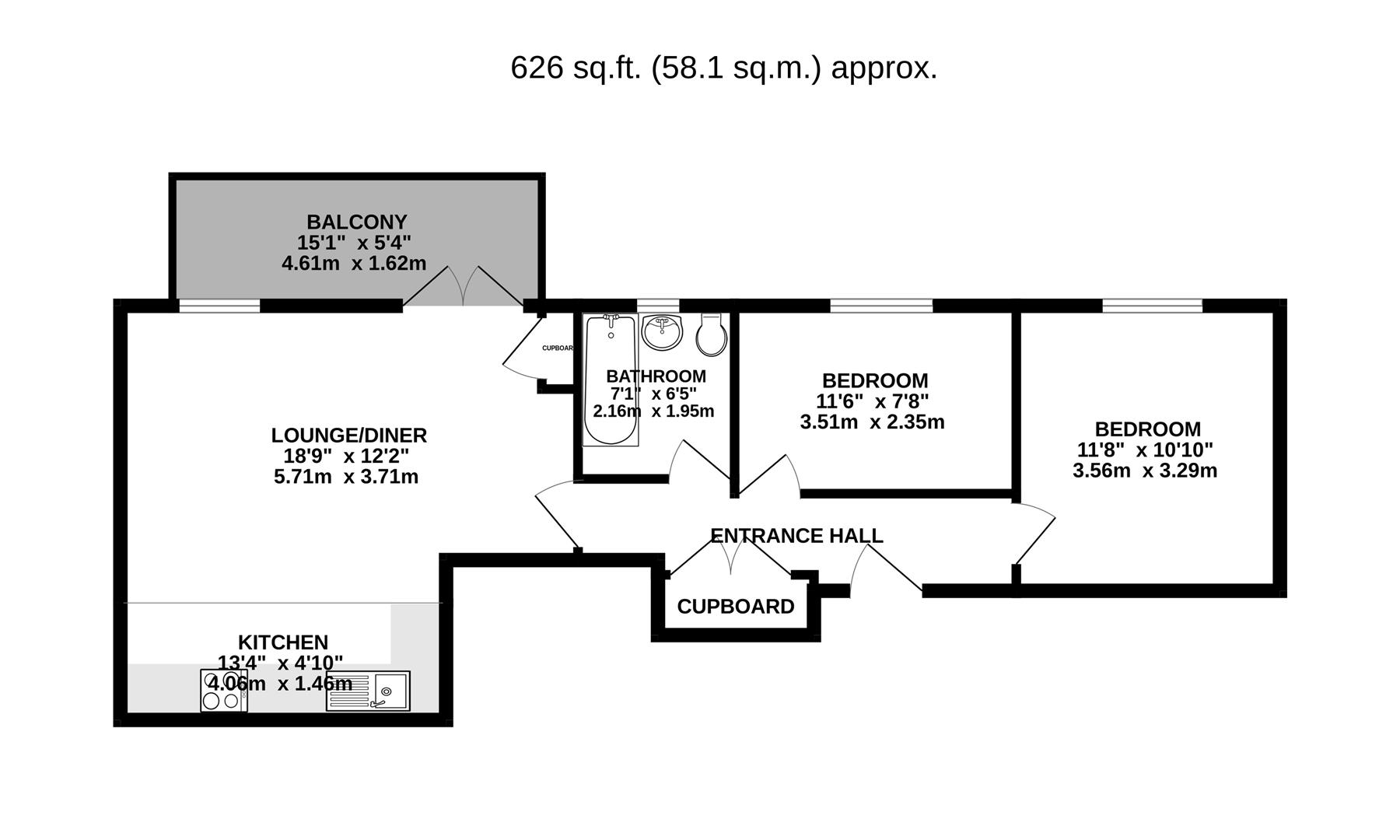 Floorplan for Affinity Place, Elstree Way, Borehamwood