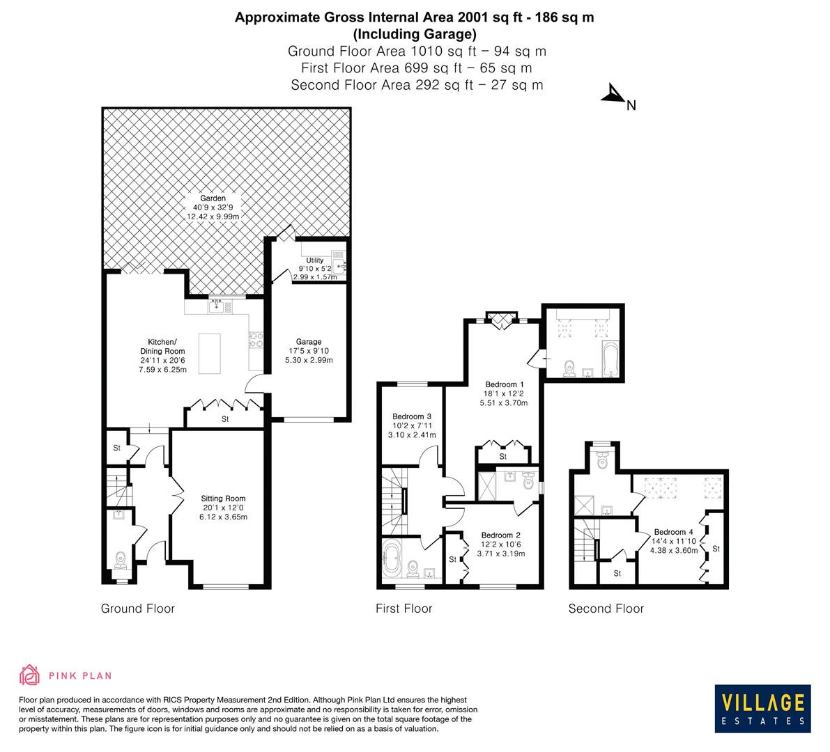 Floorplan for Cobden Hill, Radlett