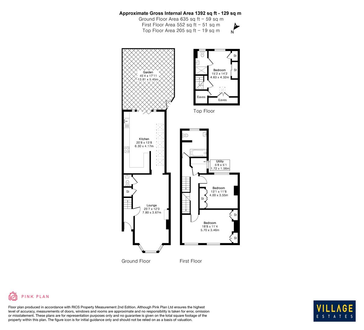 Floorplan for Upper Station Road, Radlett