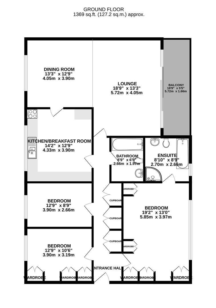 Floorplan for Darnhills, Radlett