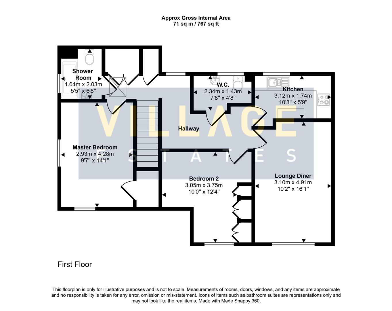 Floorplan for Barnet Lane, Elstree, Borehamwood