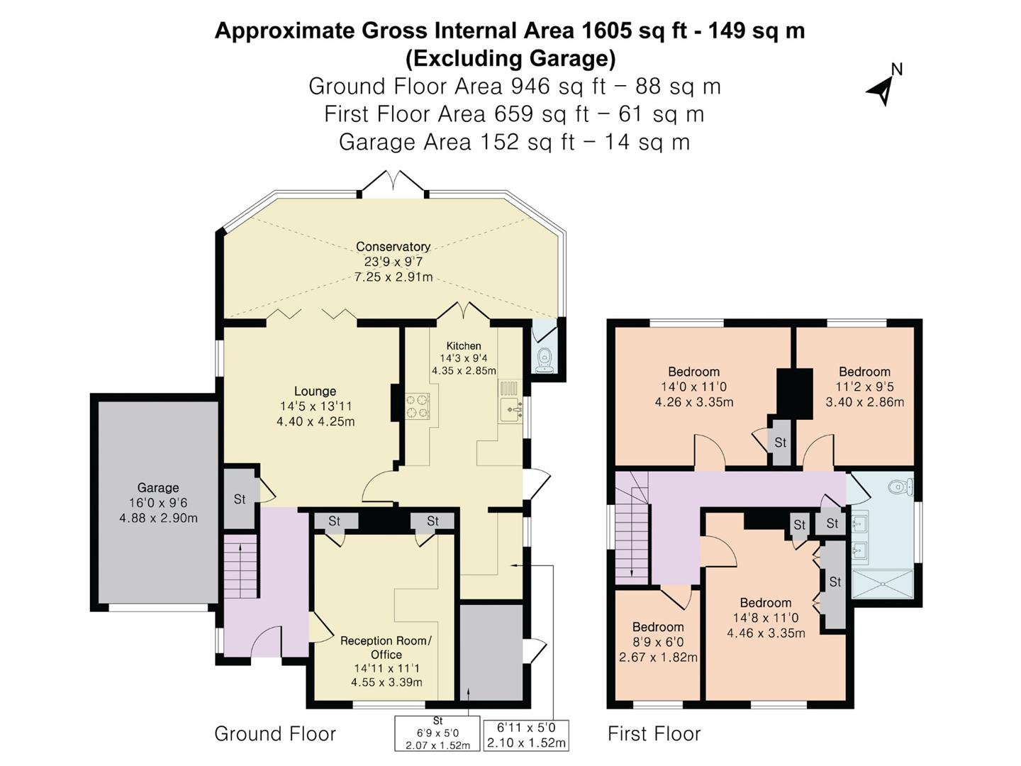 Floorplan for The Rose Walk, Radlett