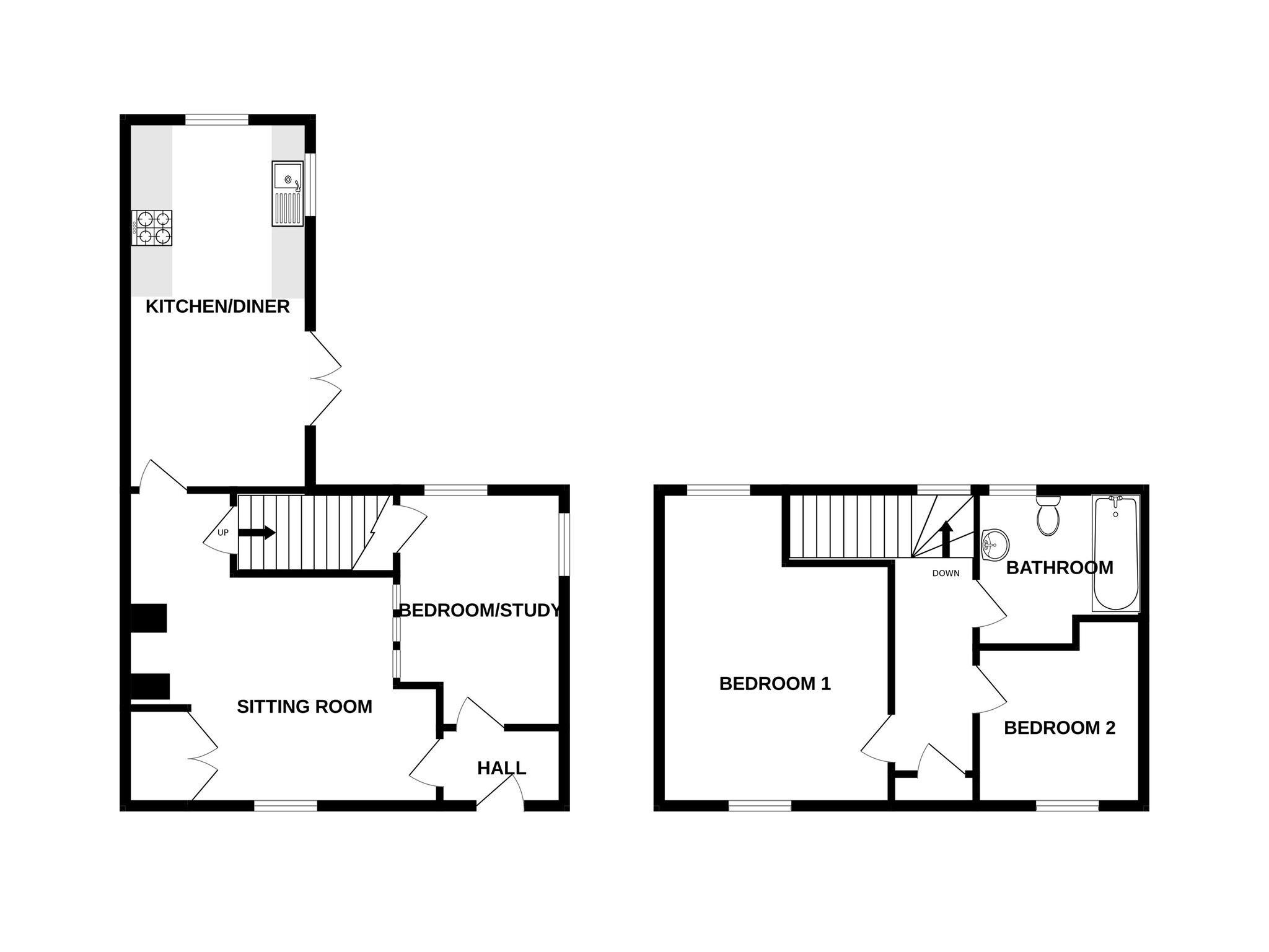 Floorplan for Salisbury Street, Dorset, Shaftesbury