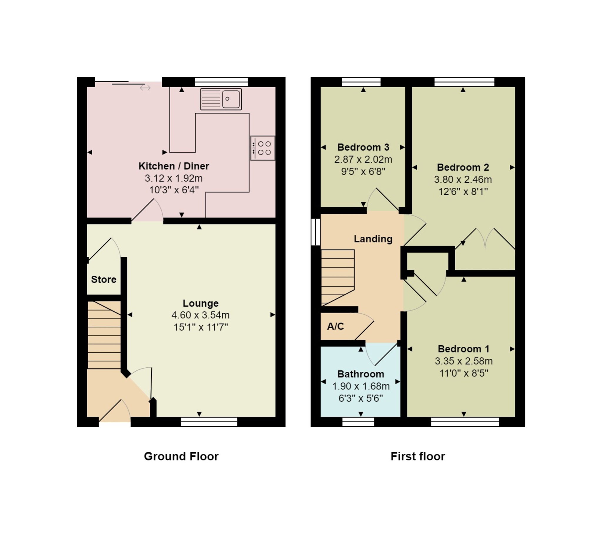 Floorplan for Imber Road, Dorset, Shaftesbury