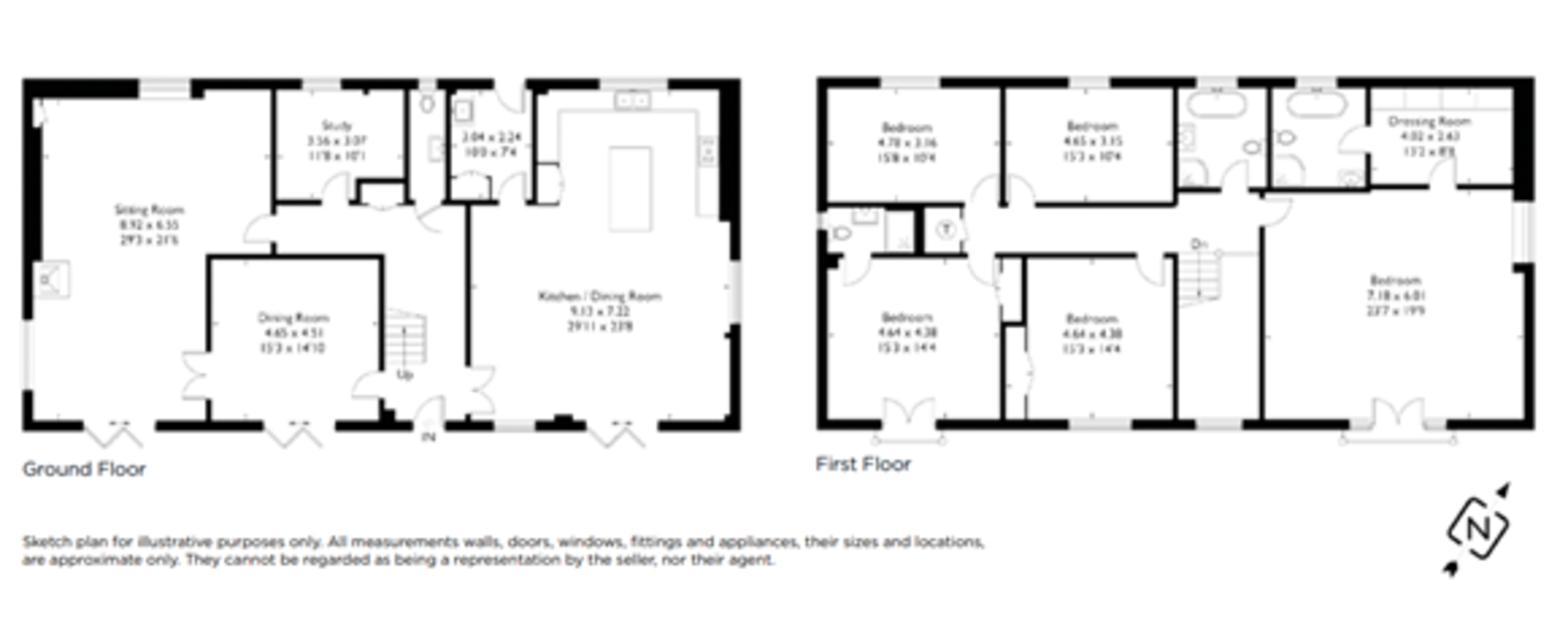 Floorplan for Lower Farm, Dorset, Dorchester