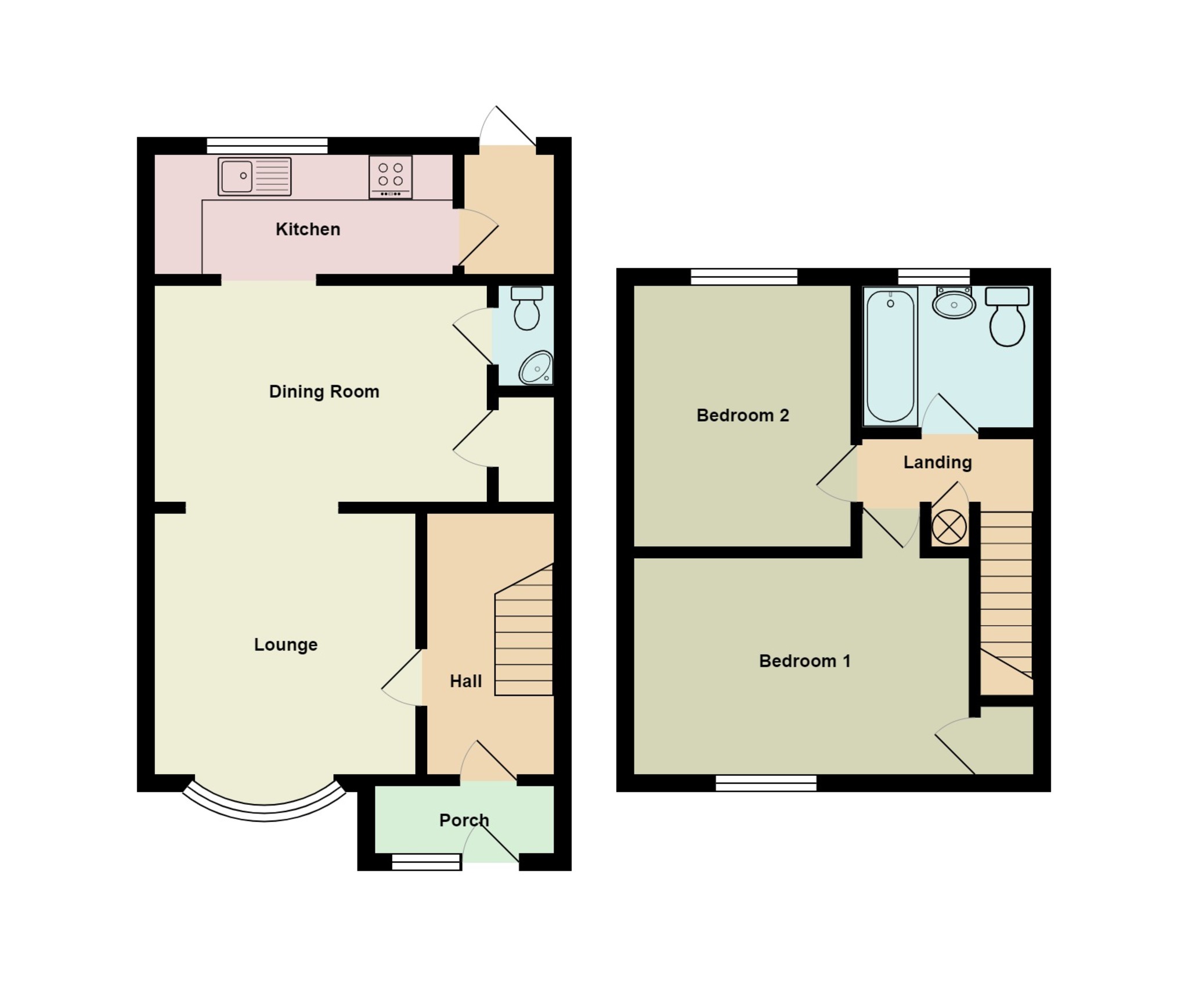 Floorplan for SPRACKLANDS, DORSET, DINTON
