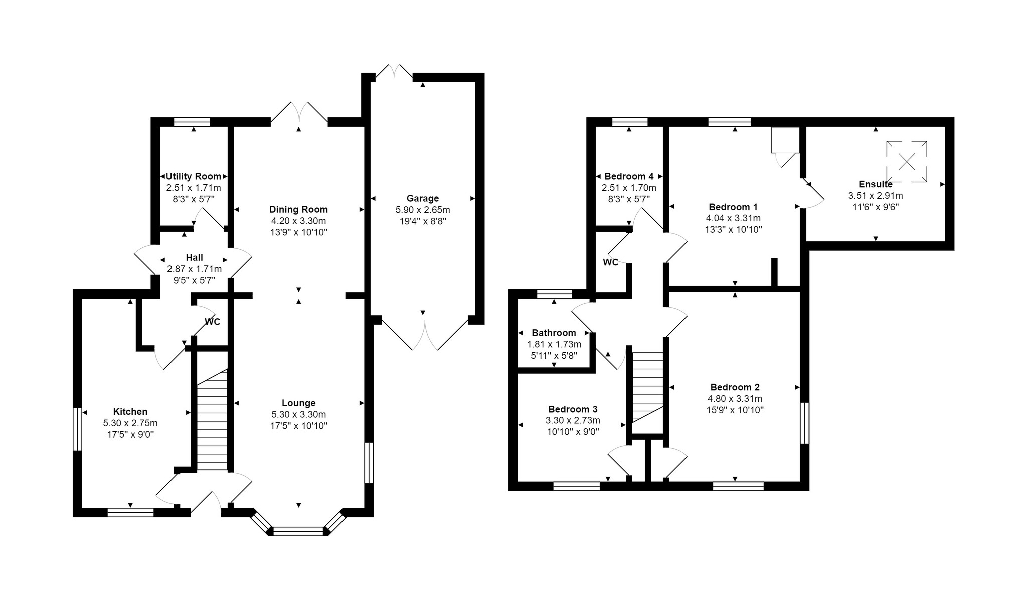 Floorplan for St Helens, Motcombe