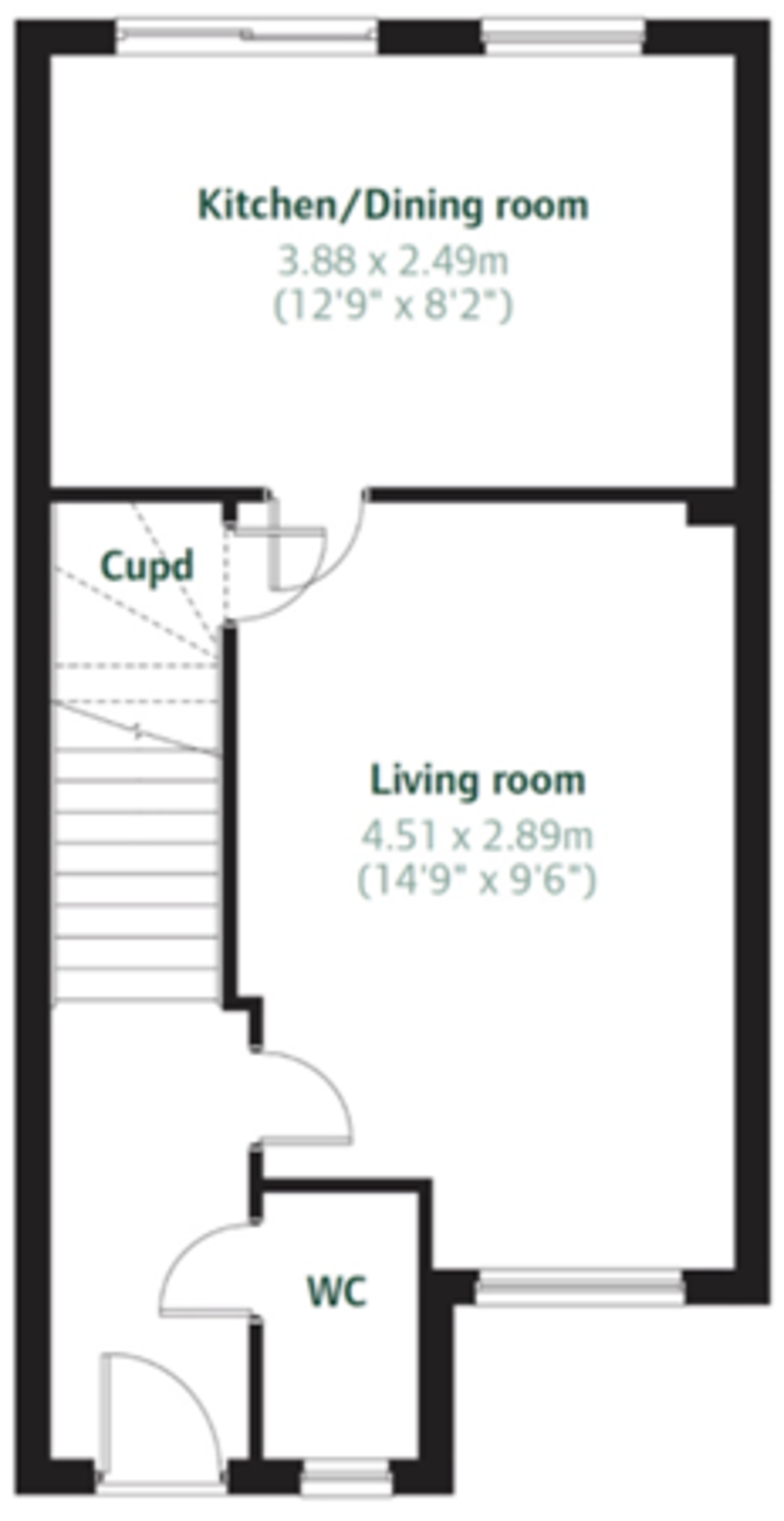 Floorplan for Maple Road, Dorset, Shaftesbury