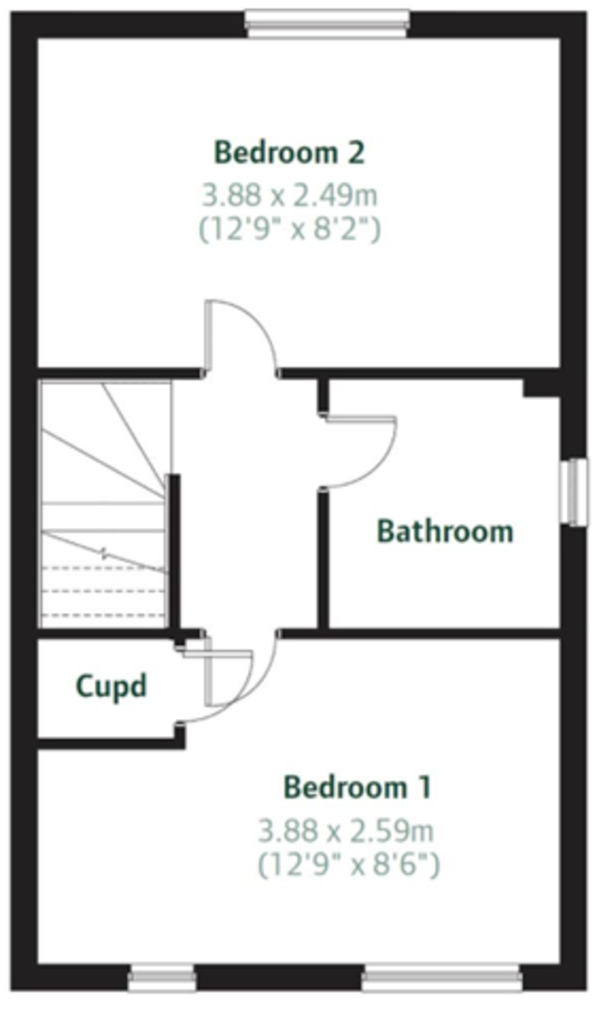 Floorplan for Maple Road, Dorset, Shaftesbury