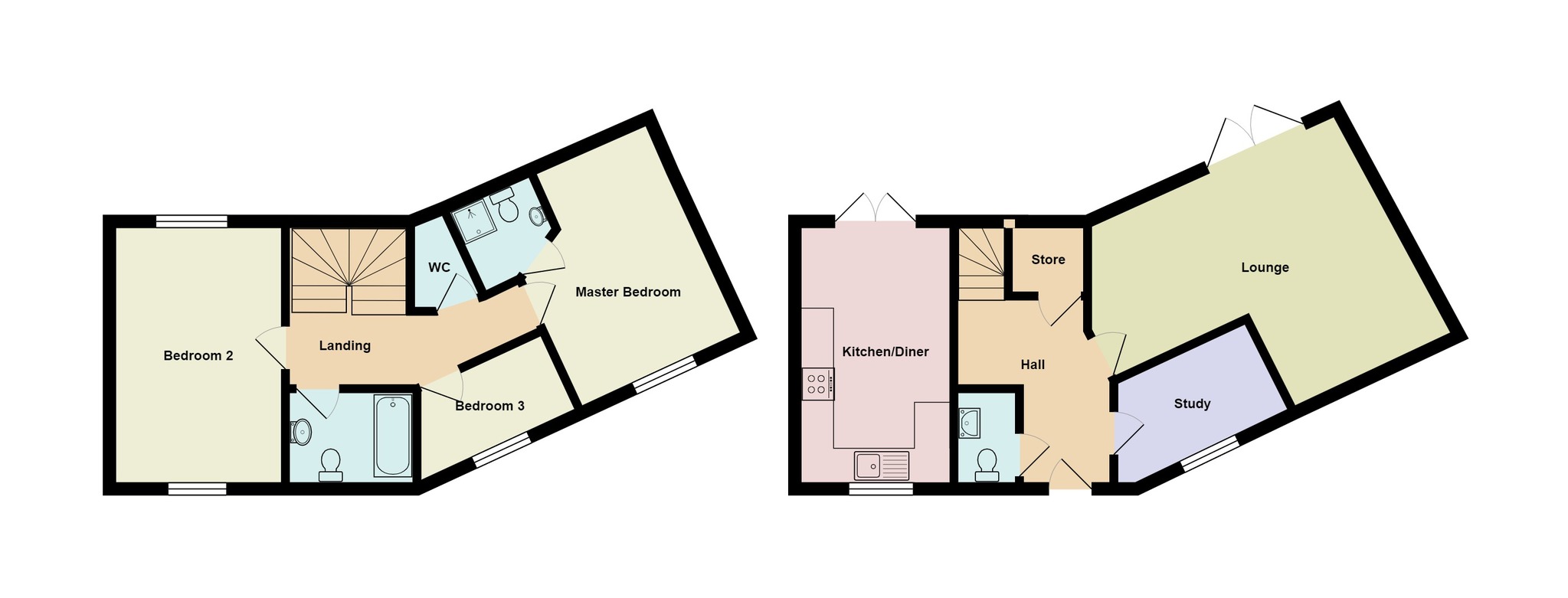 Floorplan for Ridgeway Road, Dorset, Gillingham
