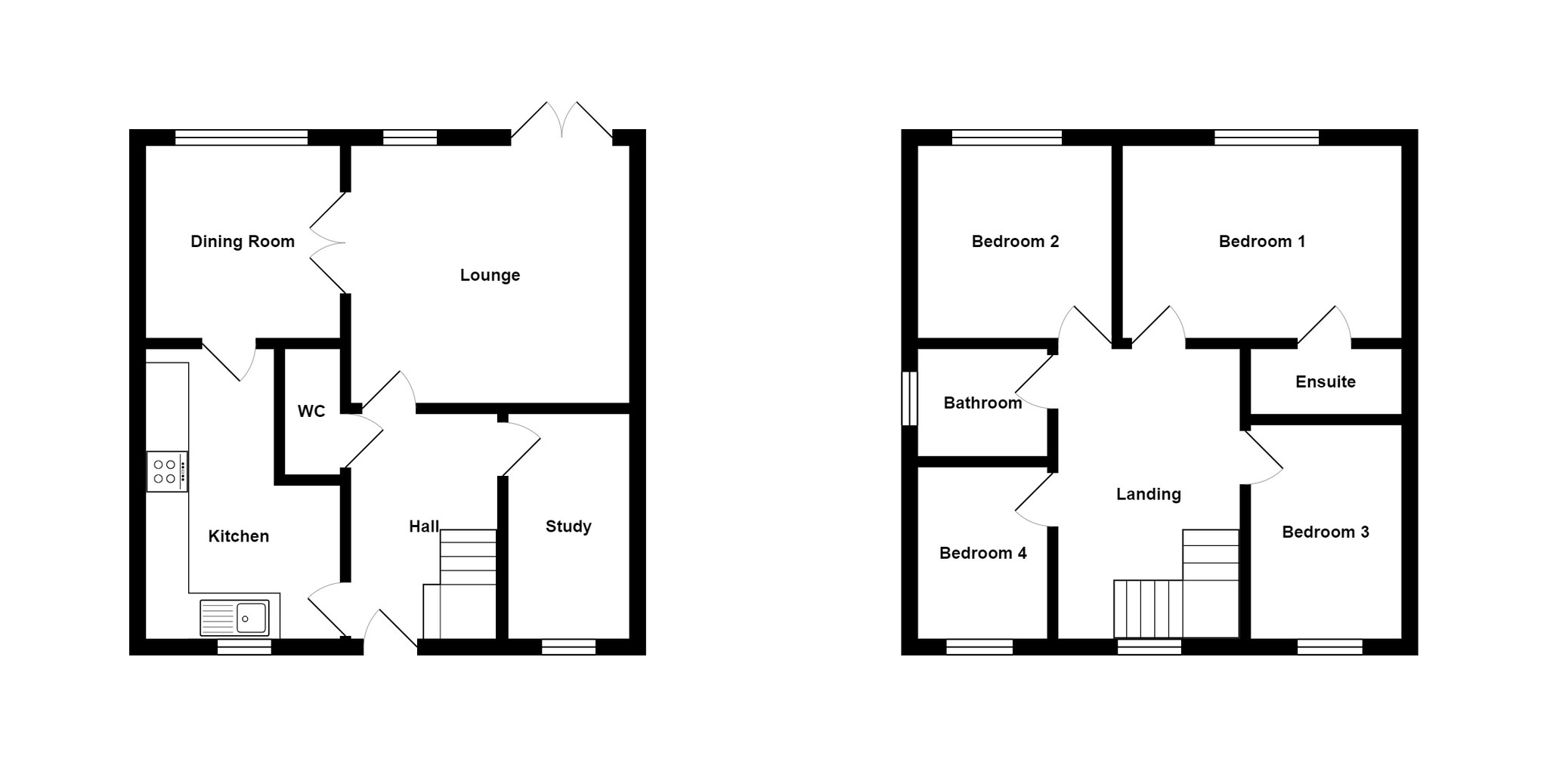 Floorplan for Marlott Road, Dorset, Gillingham