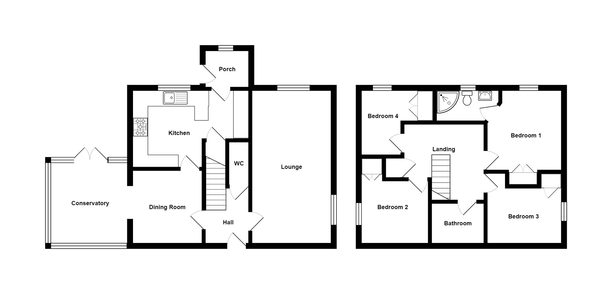 Floorplan for Thomas Hardy Drive, Dorset, Shaftesbury
