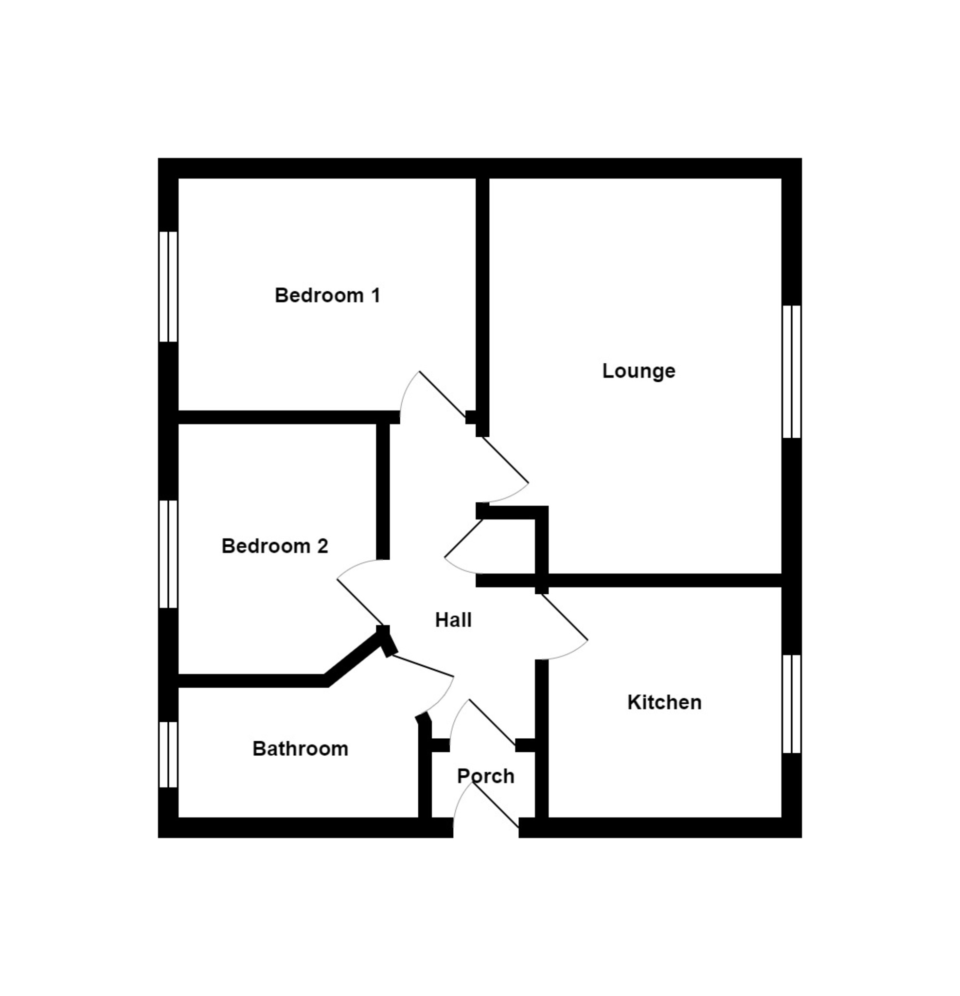 Floorplan for Kingfisher Avenue, Dorset, Gillingham
