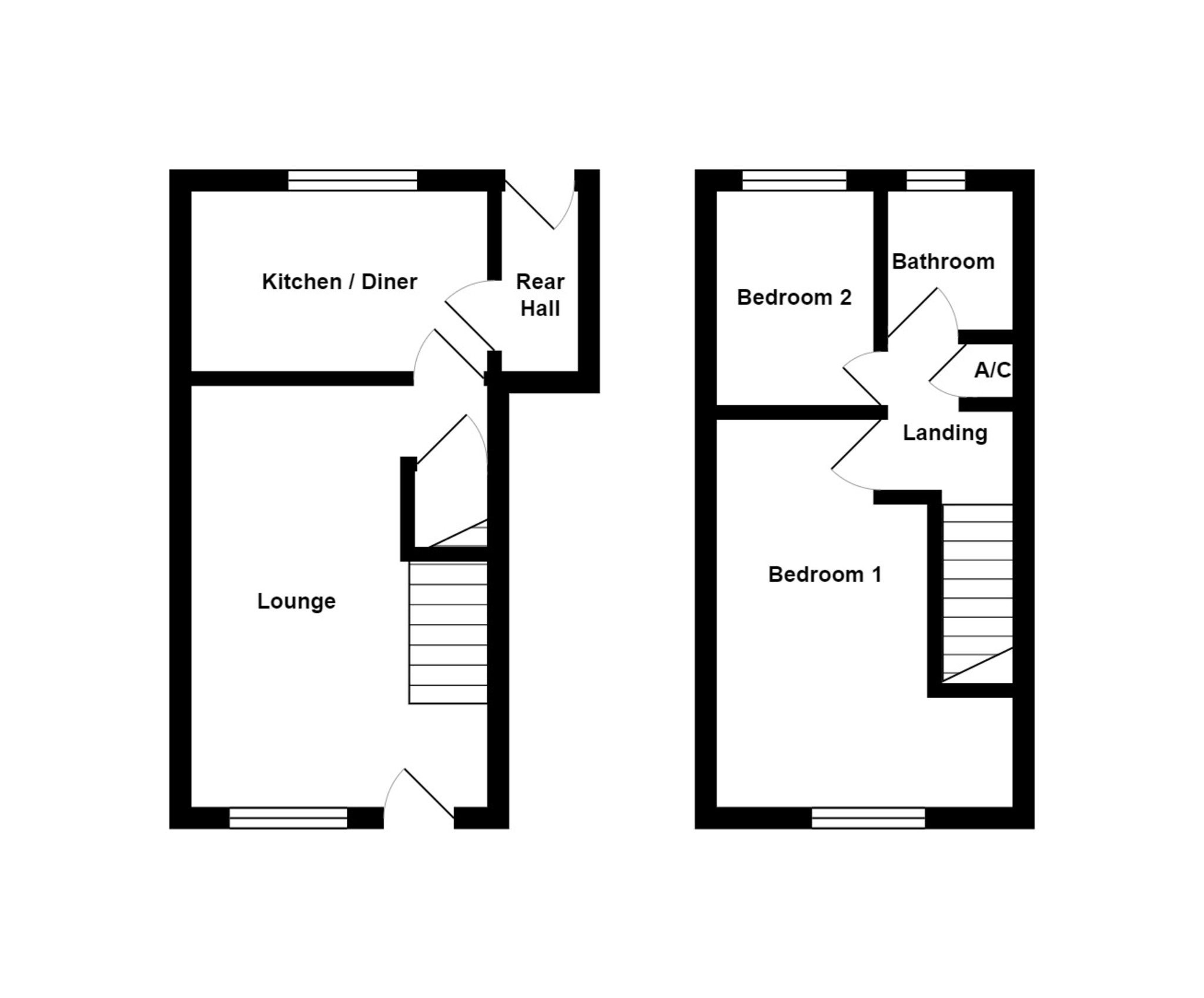 Floorplan for Dukes Close, Somerset, Wincaton
