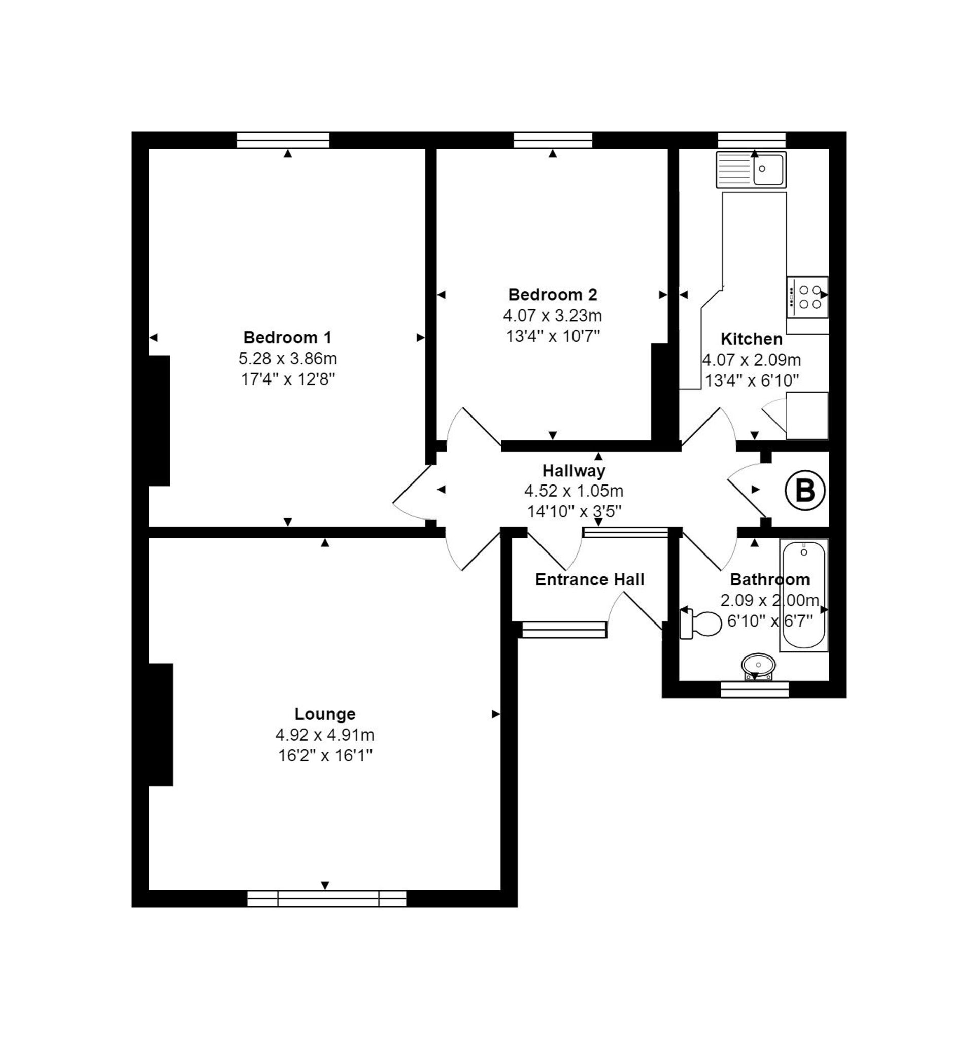 Floorplan for High Street, Dorset, Shaftesbury