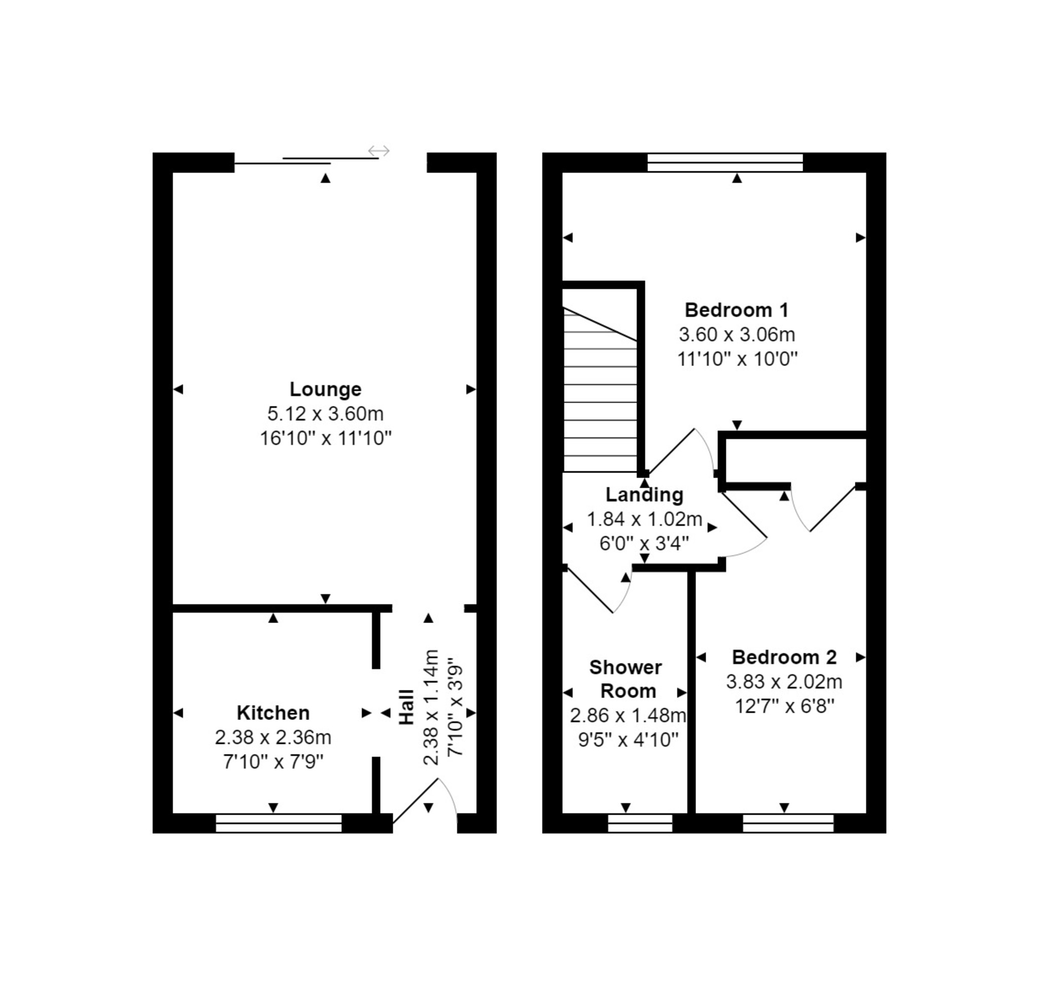 Floorplan for BEAUFOY CLOSE, Dorset, Shaftesbury