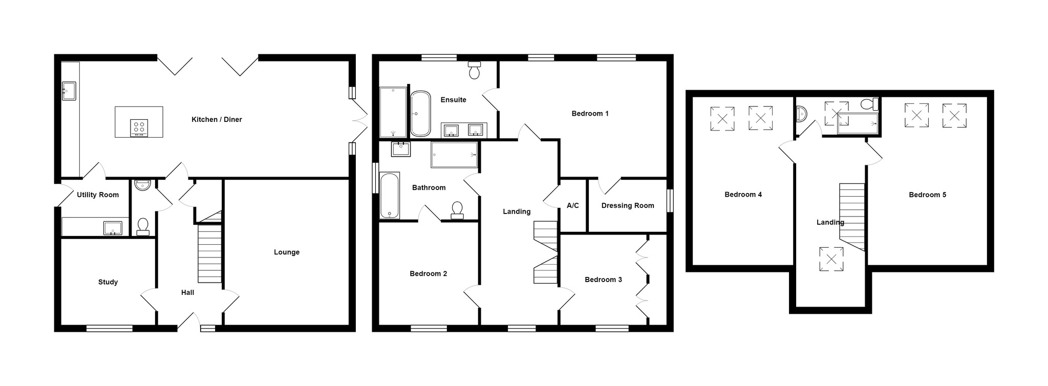 Floorplan for Damask Way, Warminster, Wiltshire