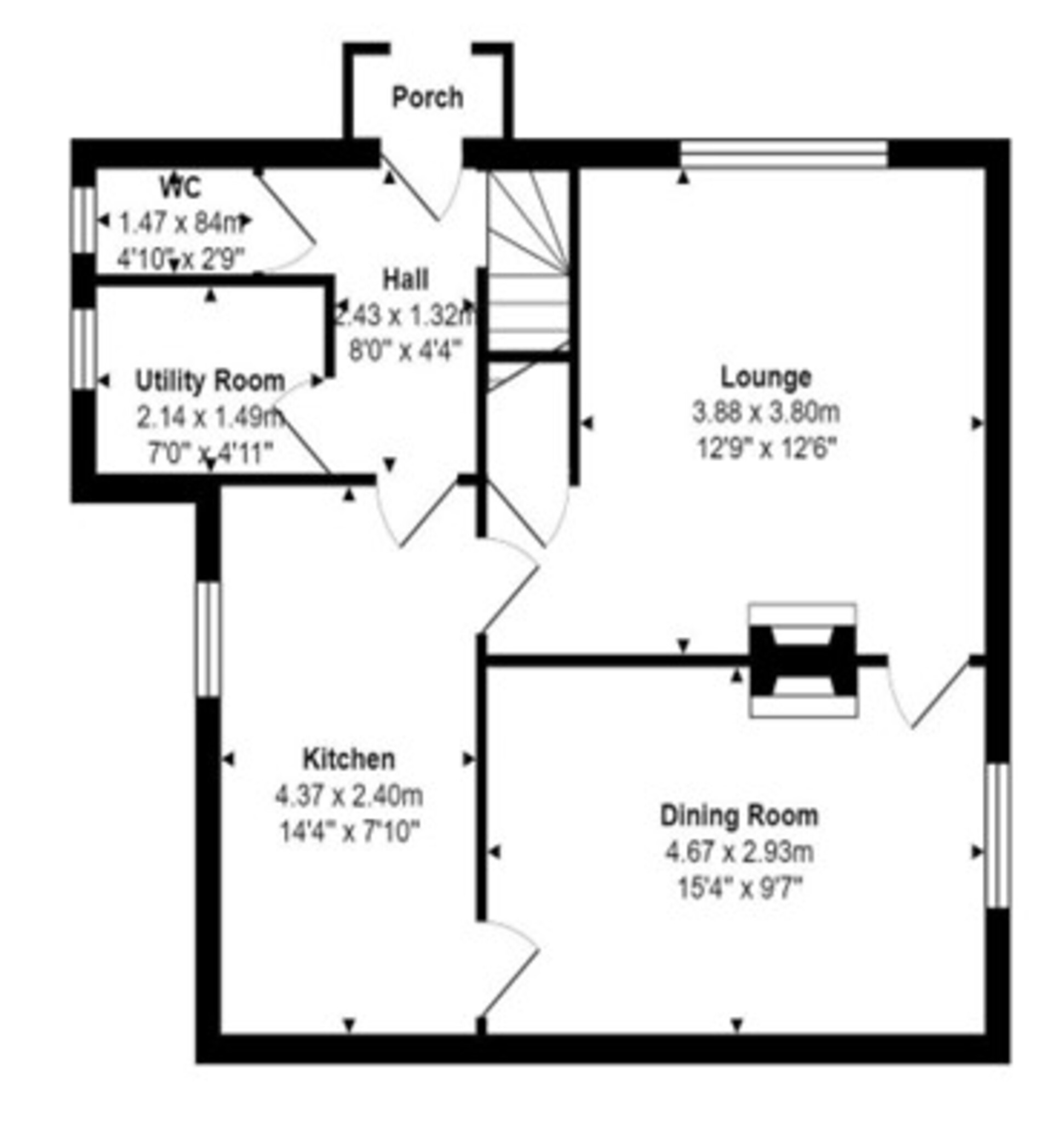 Floorplan for The Street, Dorset, Shaftesbury
