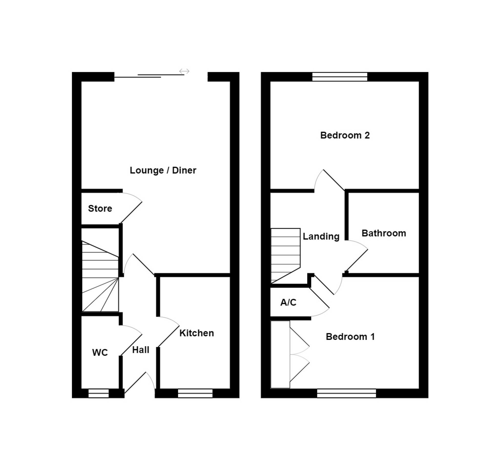 Floorplan for Mulberry Close, Dorset, Gillingham