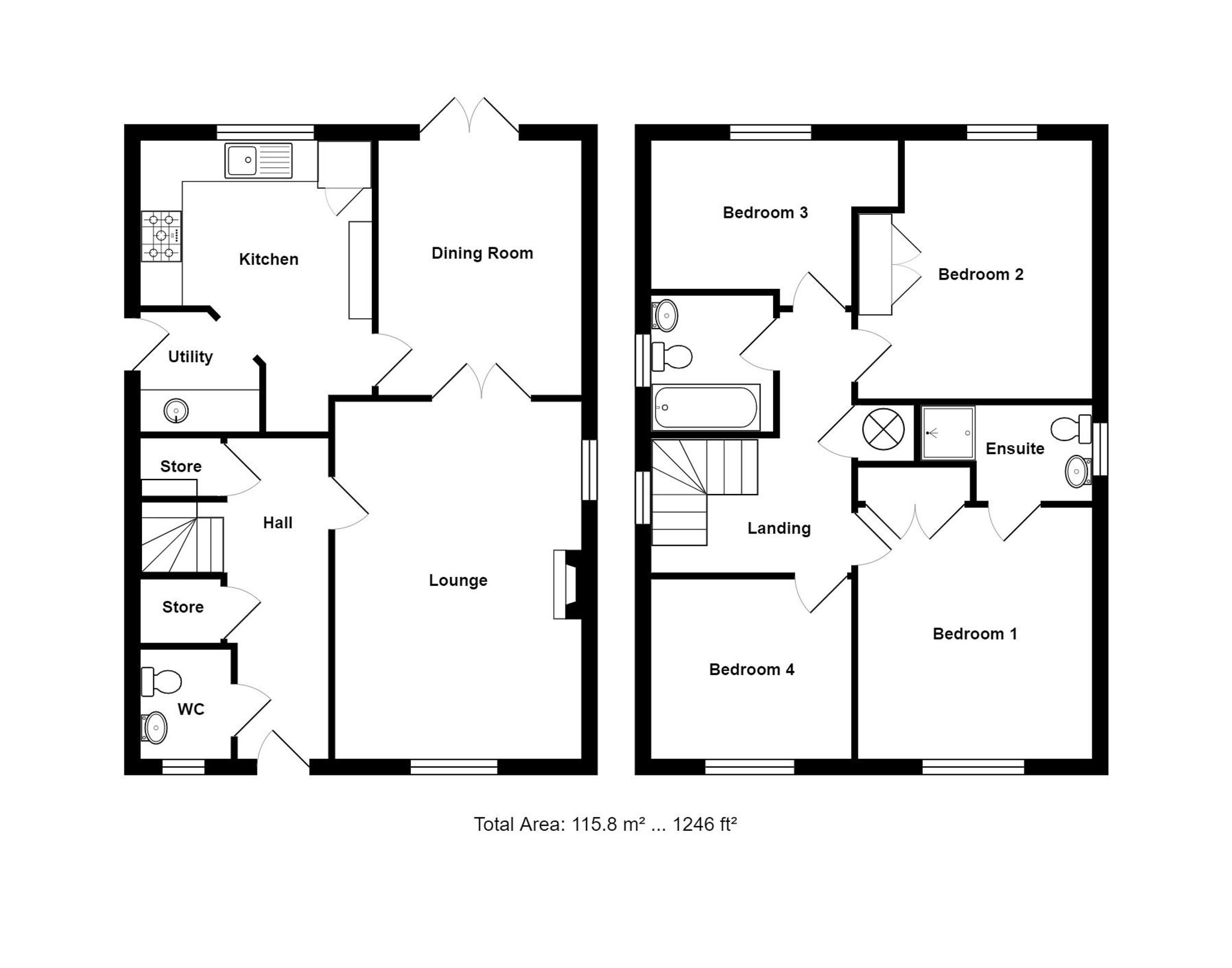 Floorplan for Palace Road, Dorset, Gillingham