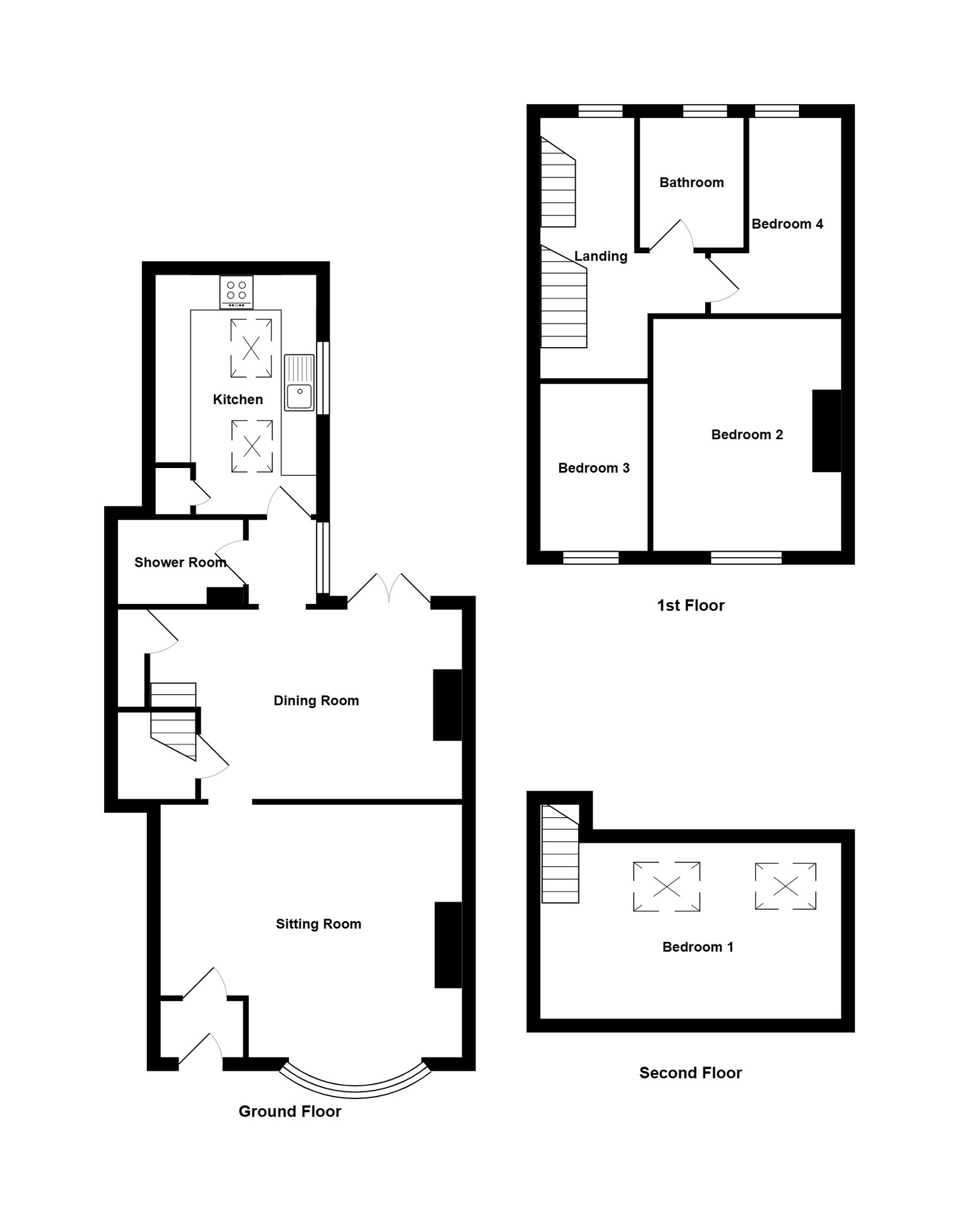 Floorplan for Peacemarsh, Dorset, Gillingham
