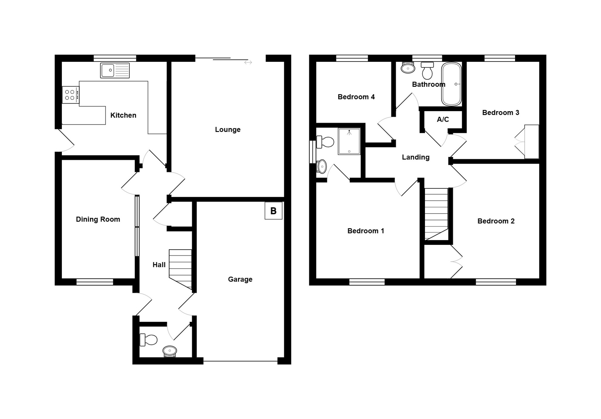 Floorplan for Black Lawn, Dorset, Gillingham