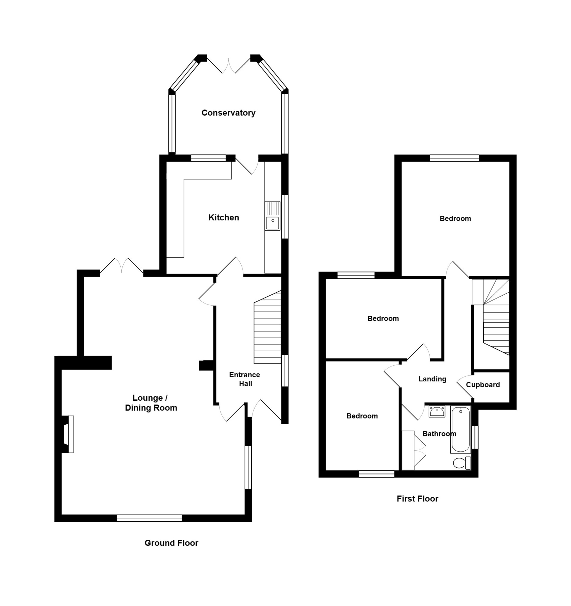 Floorplan for Bittles Green, Dorset, Shaftesbury