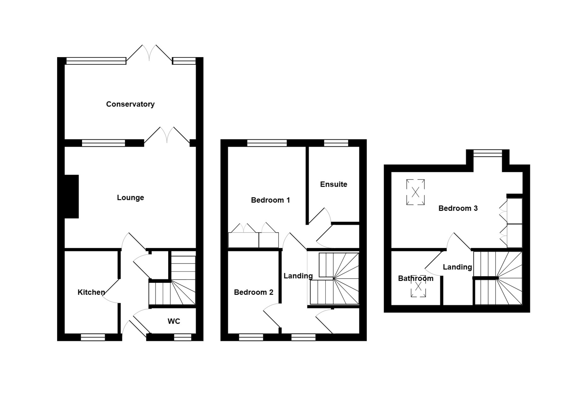 Floorplan for Woodman Court, Dorset, Shaftesbury