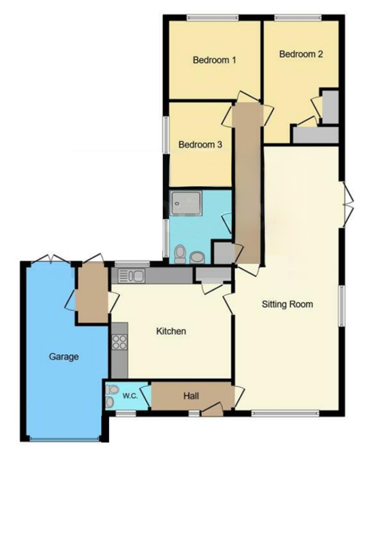 Floorplan for St. Johns Close, Dorset, Shaftesbury