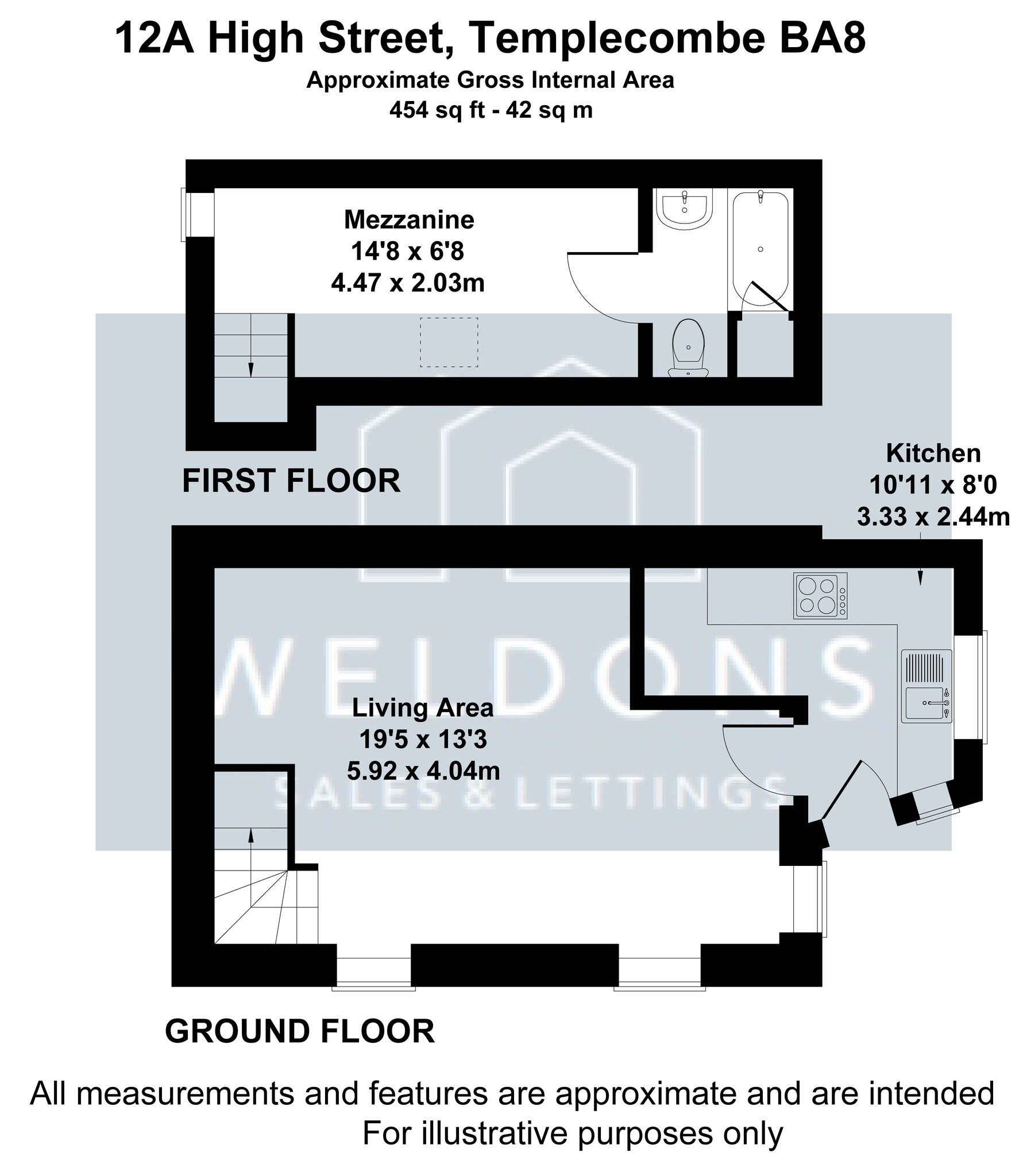 Floorplan for High Street, Somerset, Templecombe