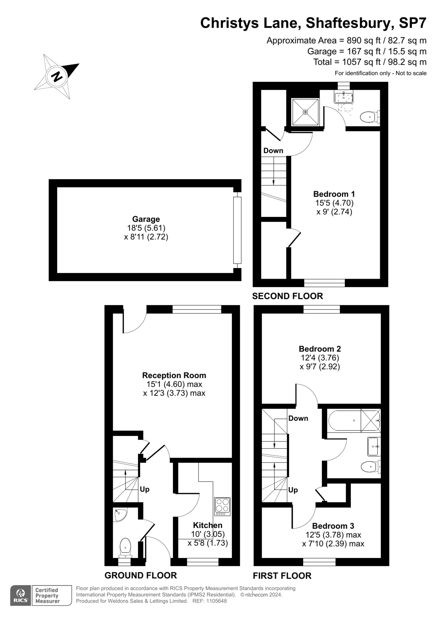 Floorplan for Christys Gardens, Christys Lane, Dorset, Shaftesbury