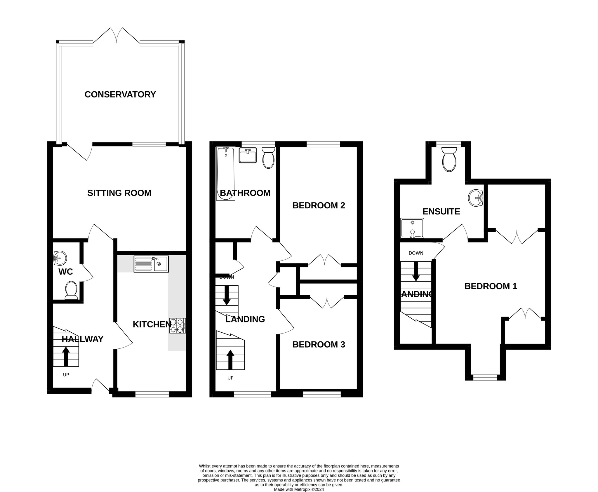 Floorplan for Cerne Avenue, Dorset, Gillingham