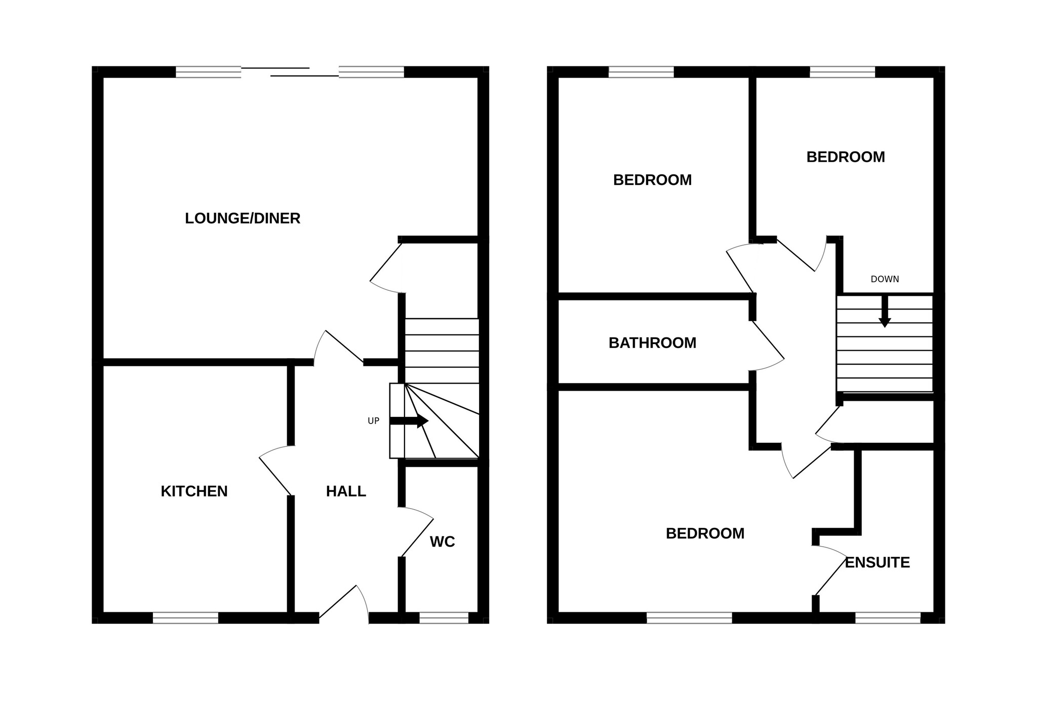 Floorplan for Buttons Avenue, Dorset, Shaftesbury