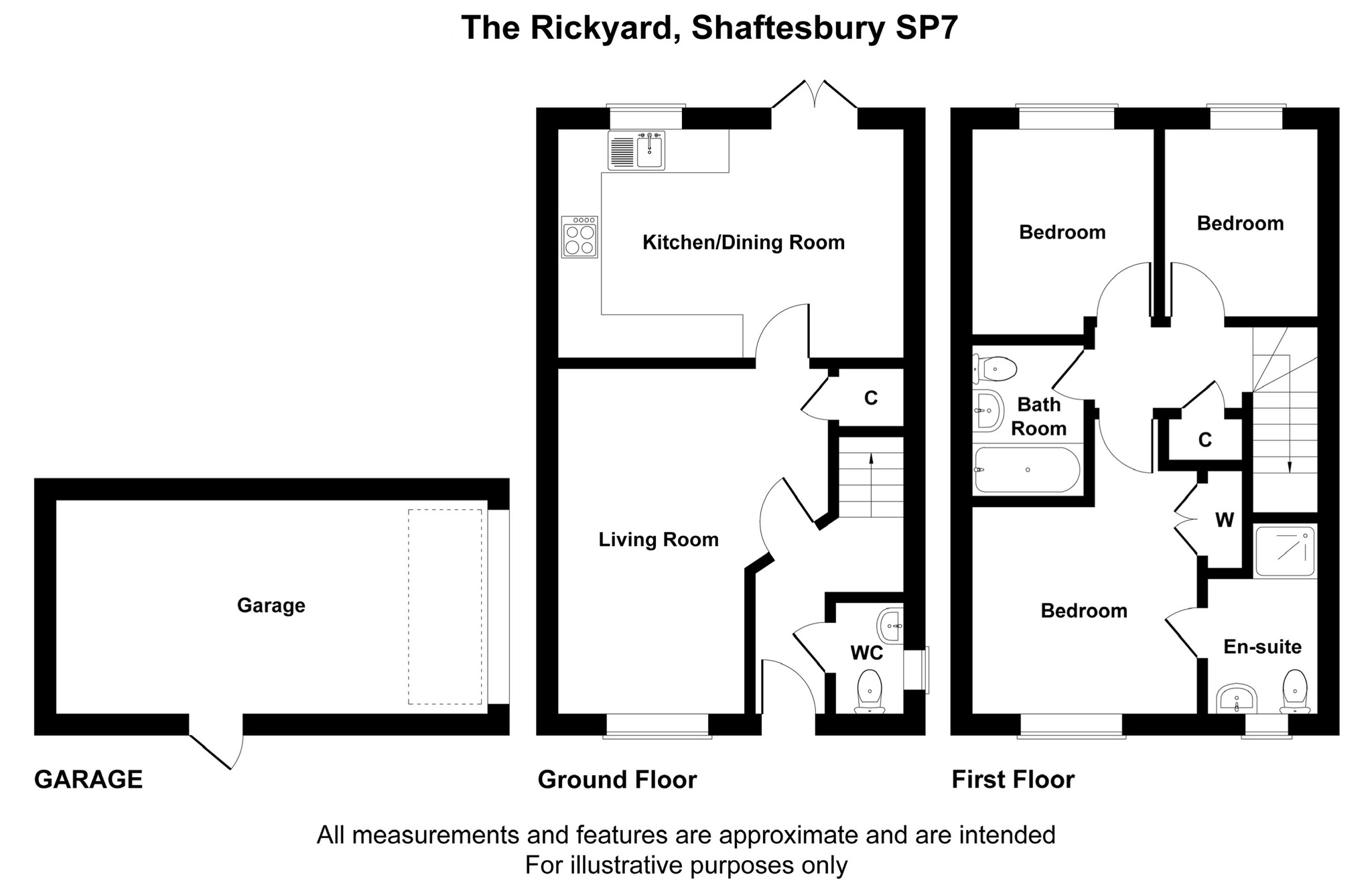 Floorplan for The Rickyard, Dorset, Shaftesbury
