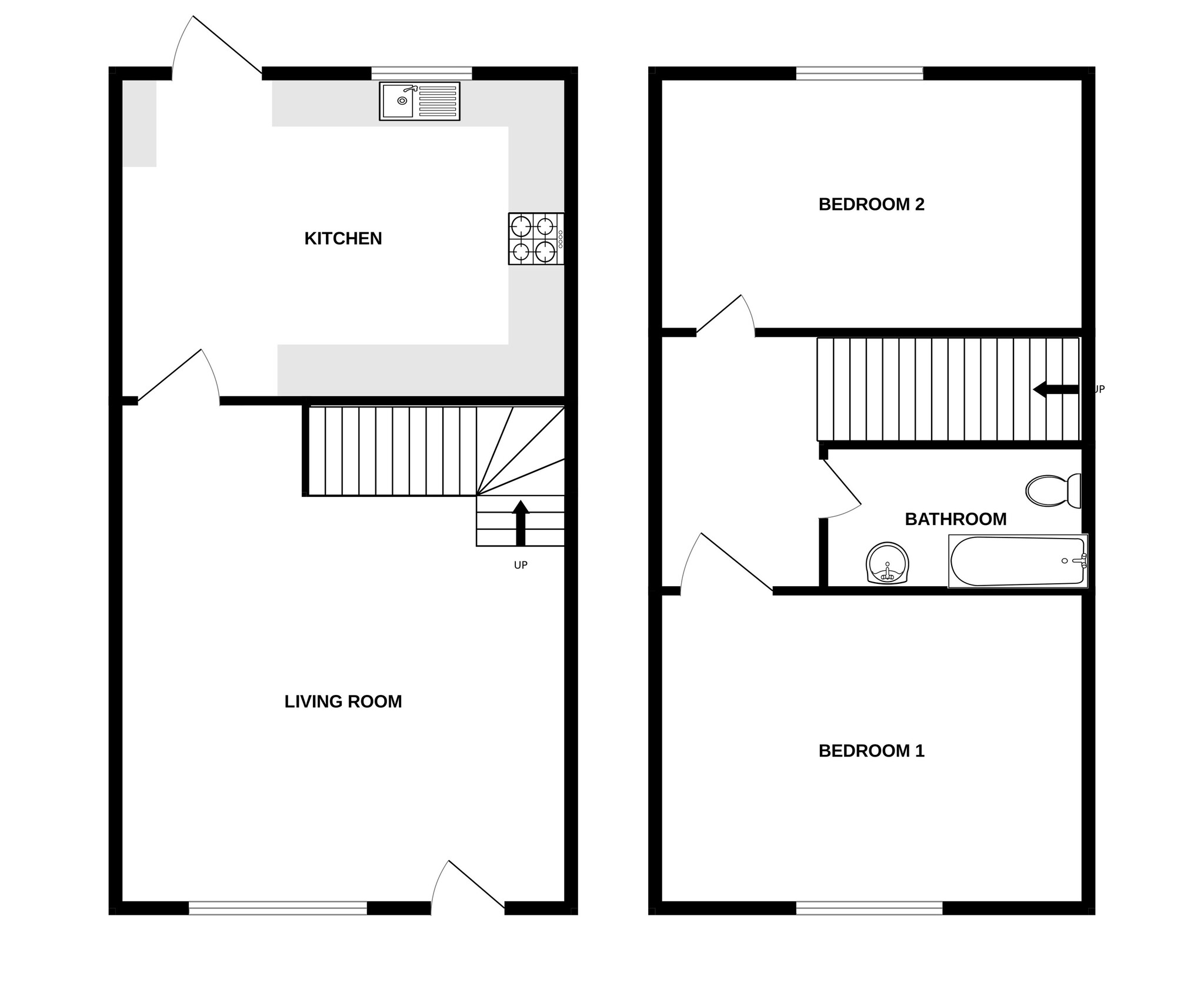 Floorplan for Horsefields, Dorset, Gillingham