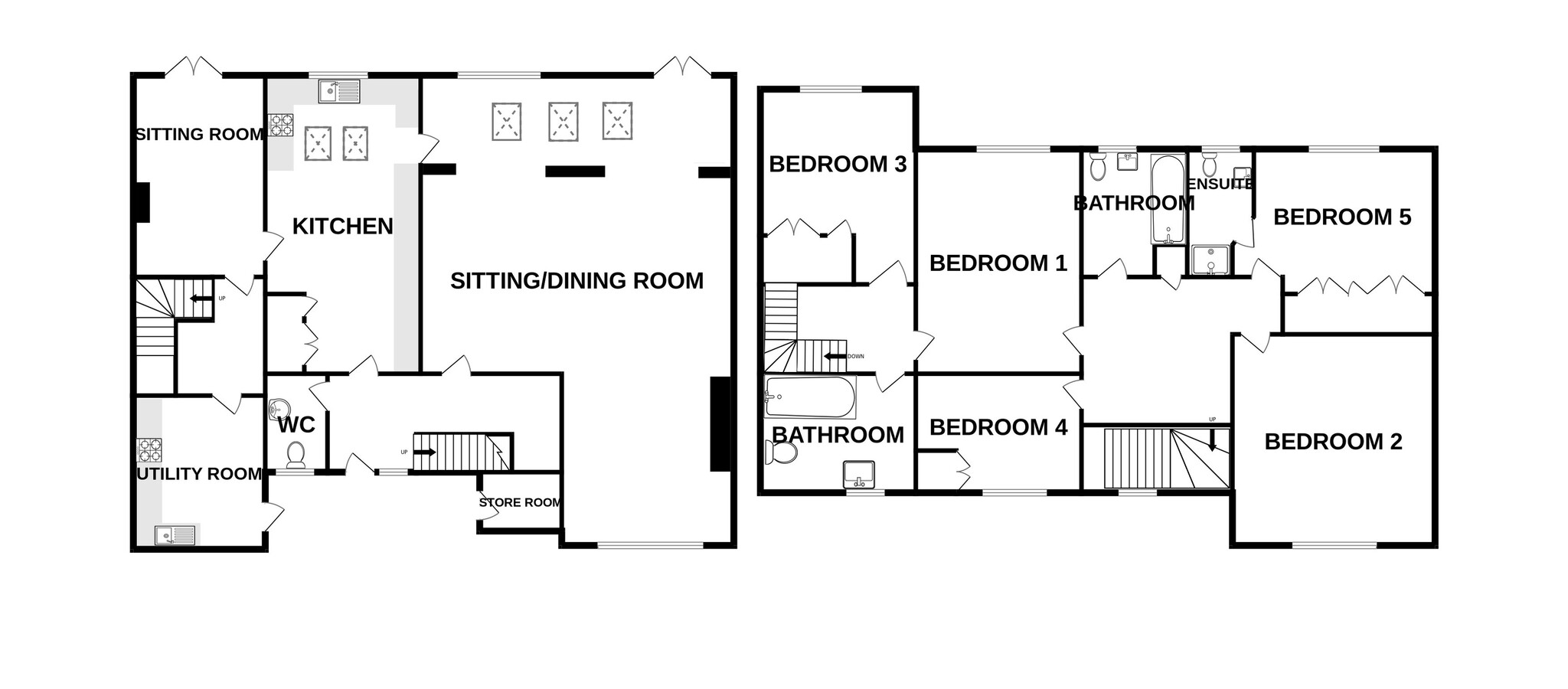 Floorplan for Ham Meadow, Dorset, Sturminster Newton