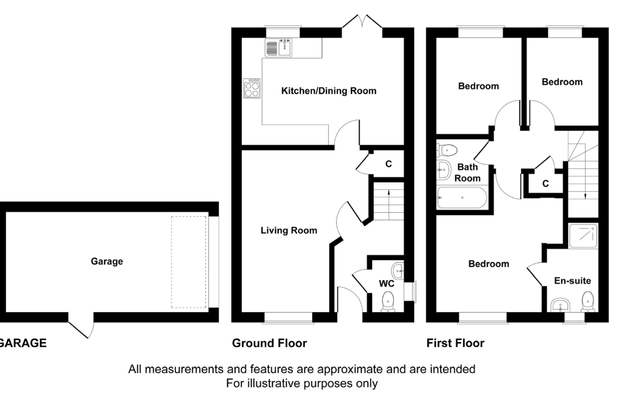 Floorplan for Maple Road, Dorset, Shaftesbury