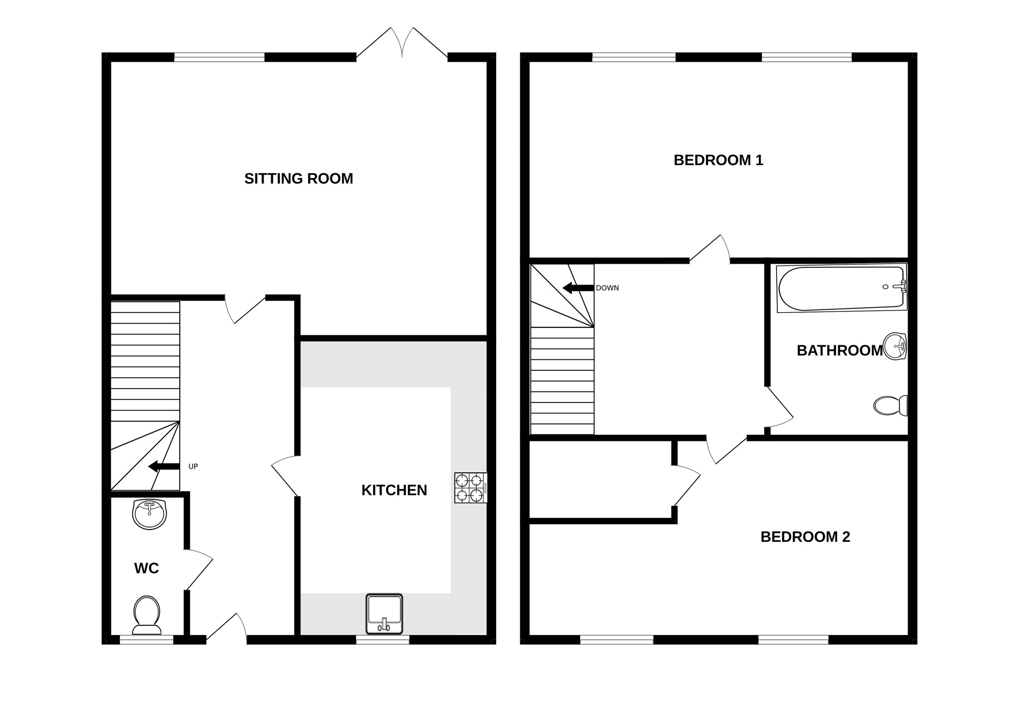Floorplan for Ridgeway Road, Dorset, Gillingham
