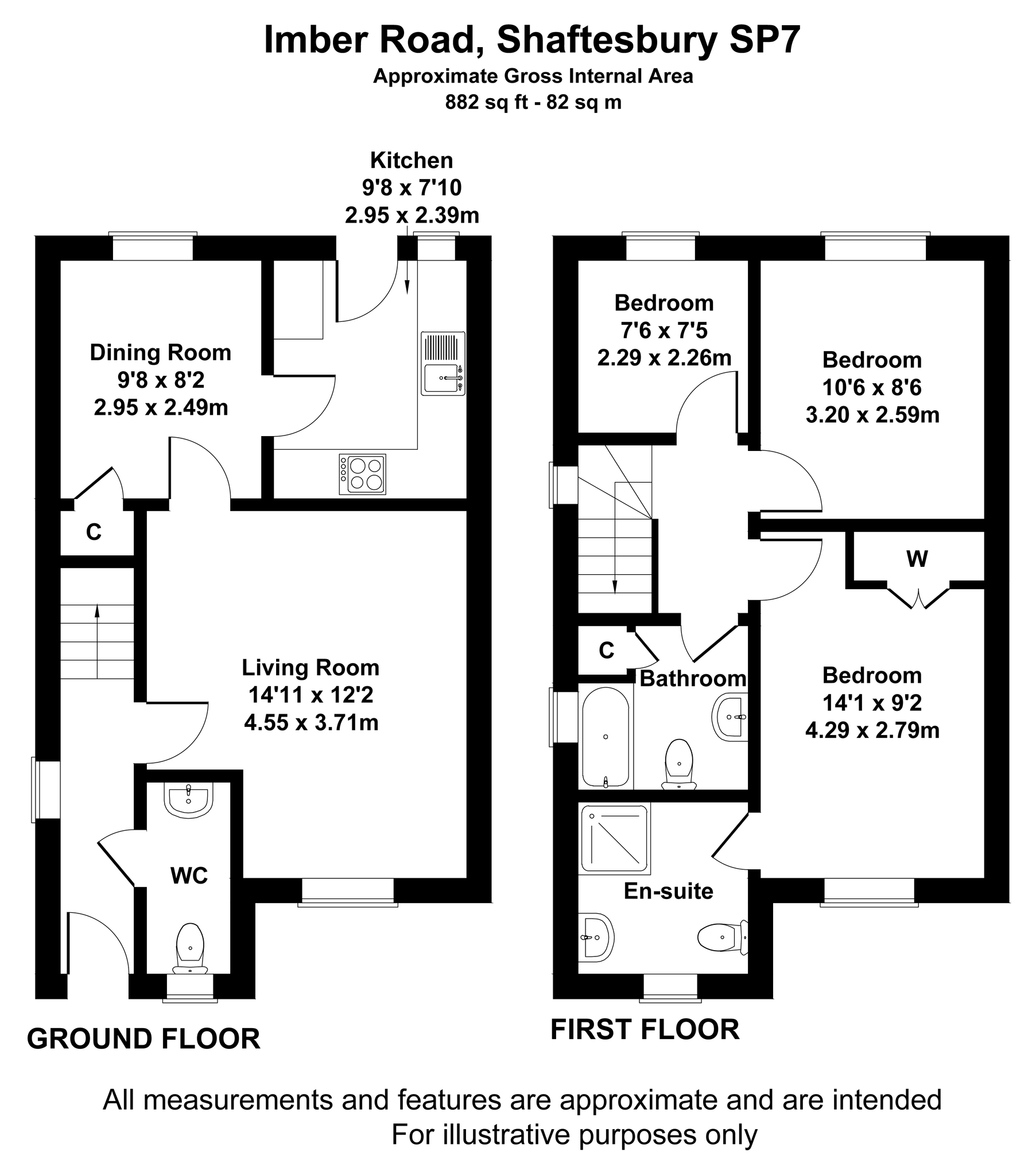 Floorplan for Imber Road, Dorset, Shaftesbury