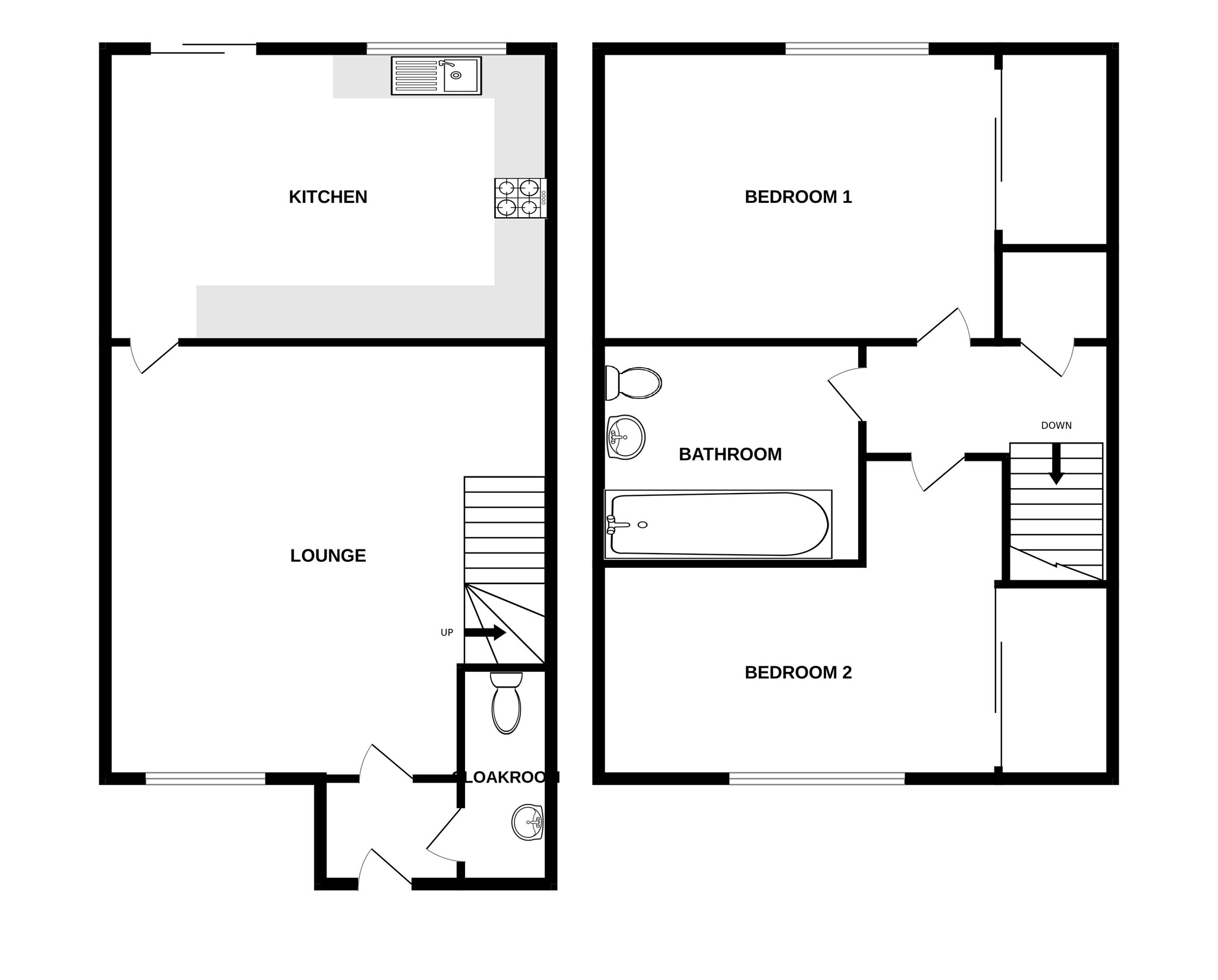 Floorplan for Pimpernel Court, Dorset, Gillingham