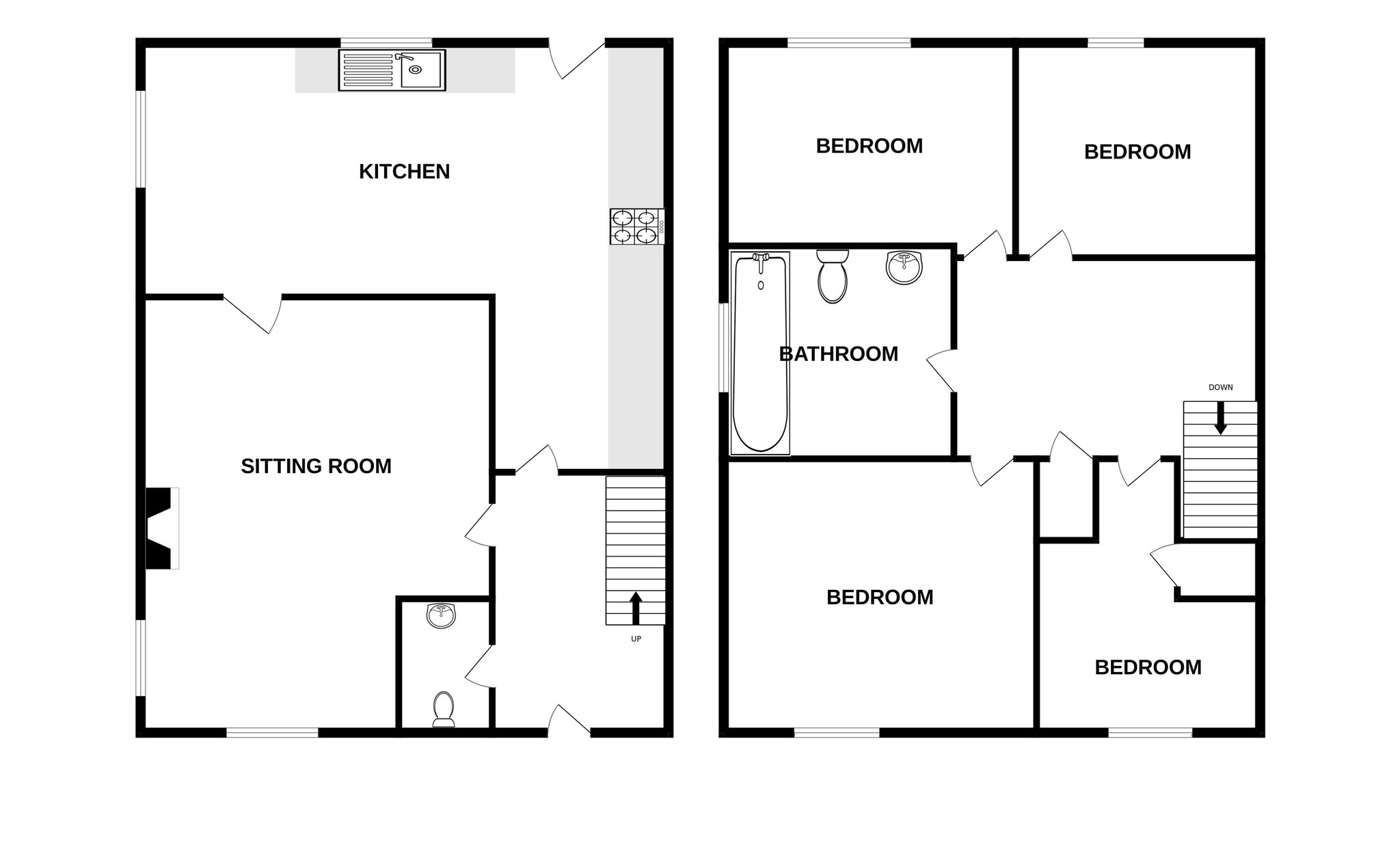Floorplan for Ash Close, Dorset, Shaftesbury