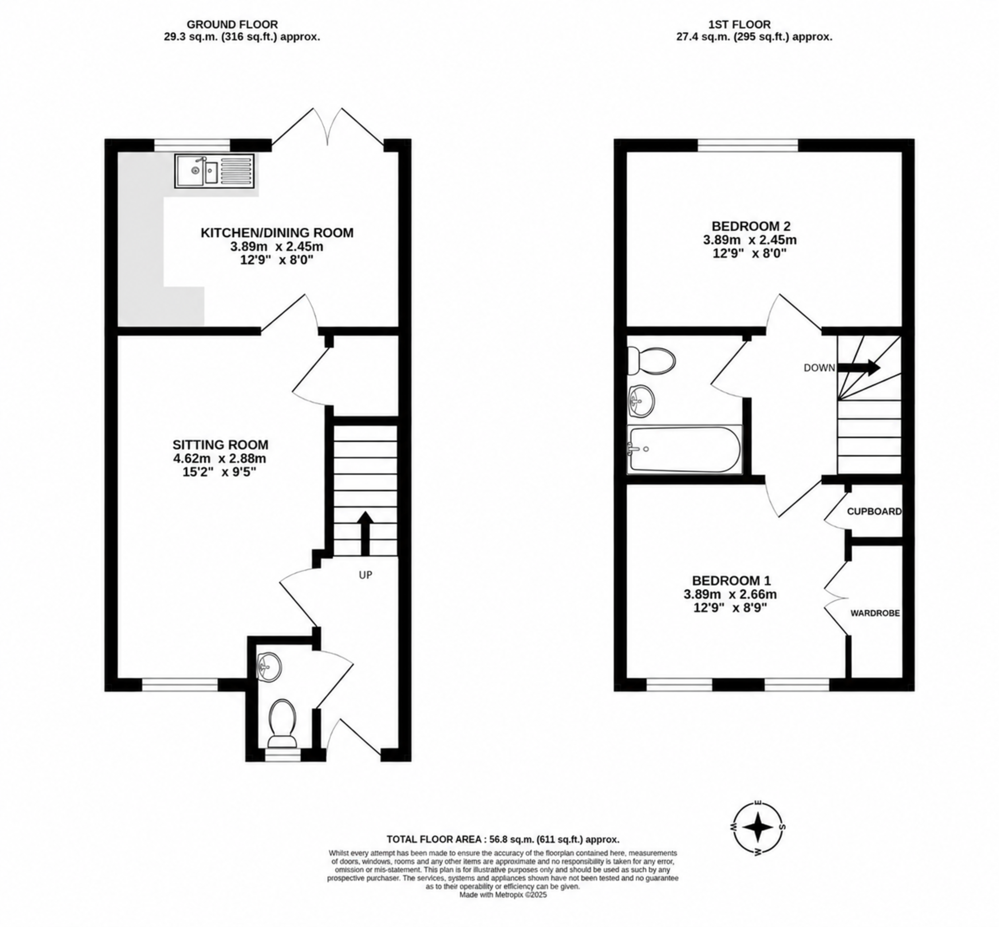 Floorplan for Maple Road, Dorset, Shaftesbury