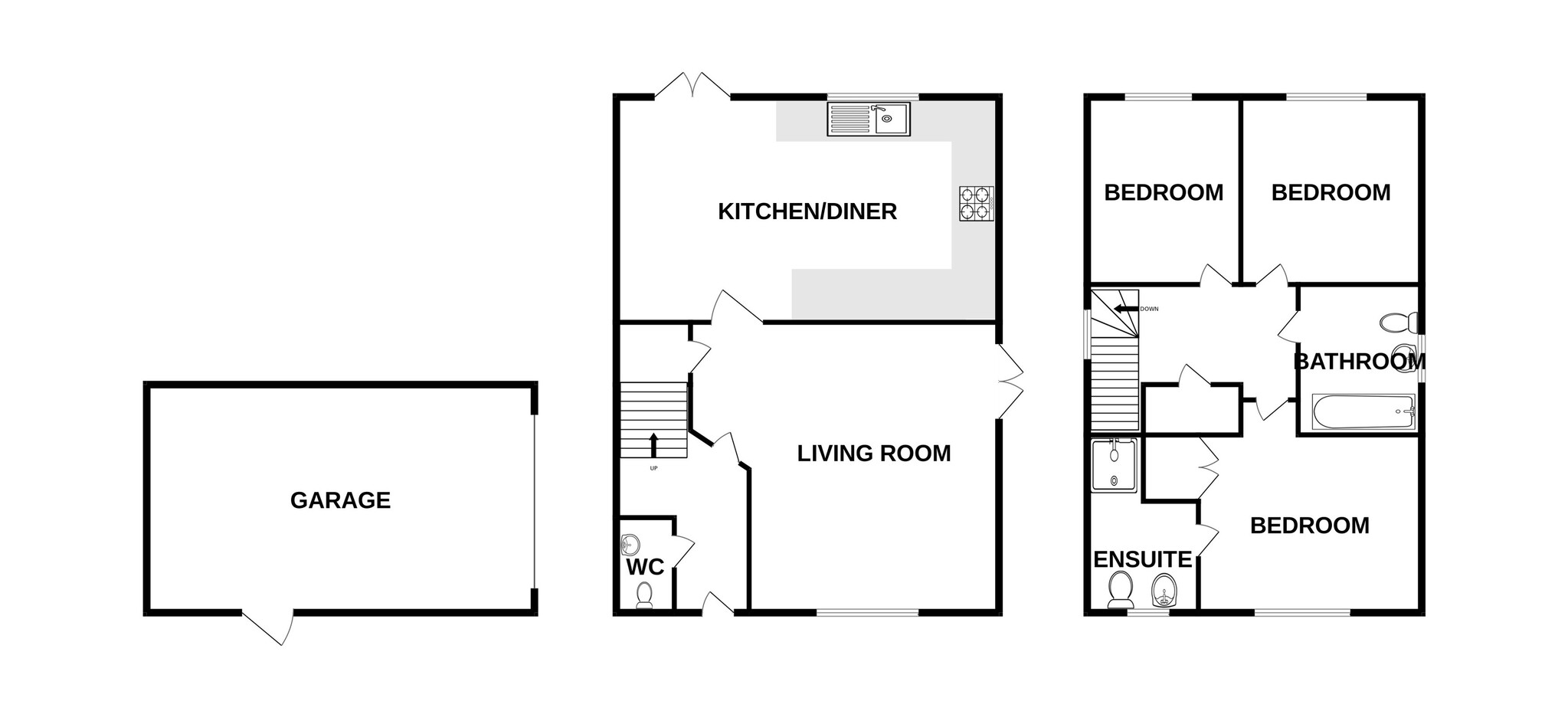 Floorplan for The Rickyard, Dorset, Shaftesbury